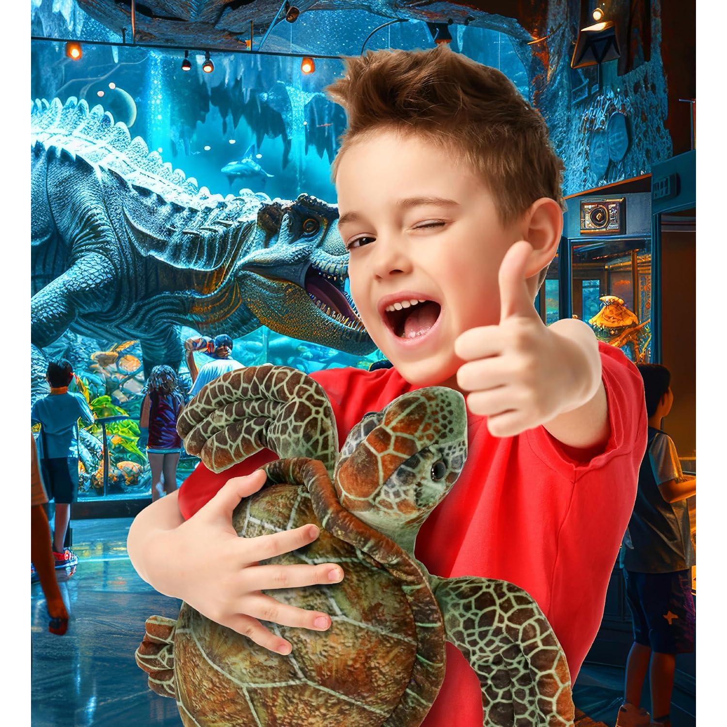 Peluche Tortuga Marina DolliBu 38 cm - Juguete Suave para Niños