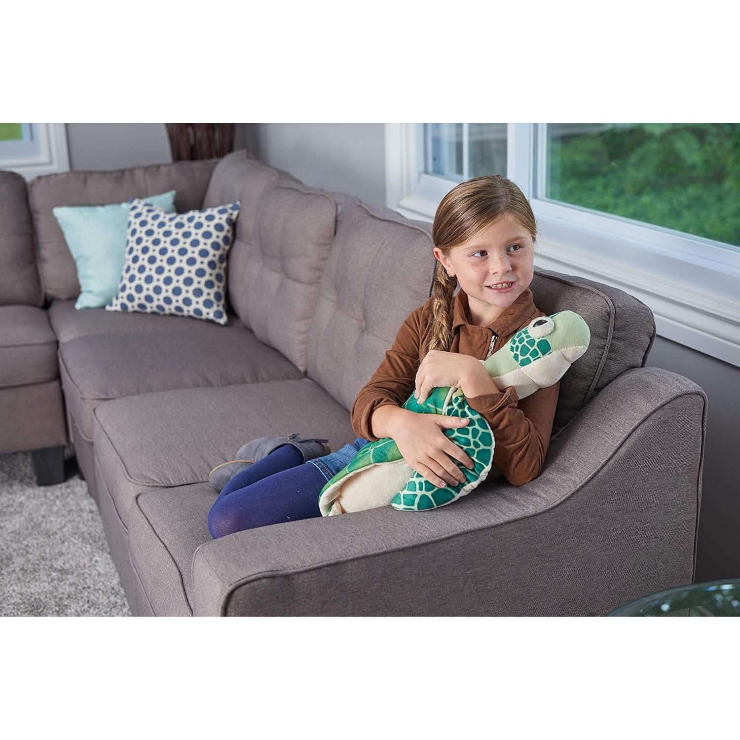 Peluche Tortuga Marina Wild Republic 58 cm Verde Suave