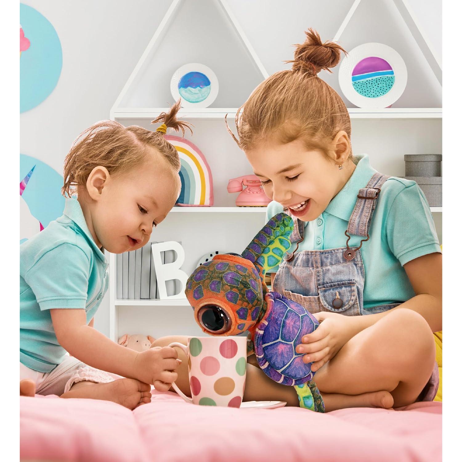 Peluche Tortuga Marina Colorida DolliBu 25.4 cm Suave