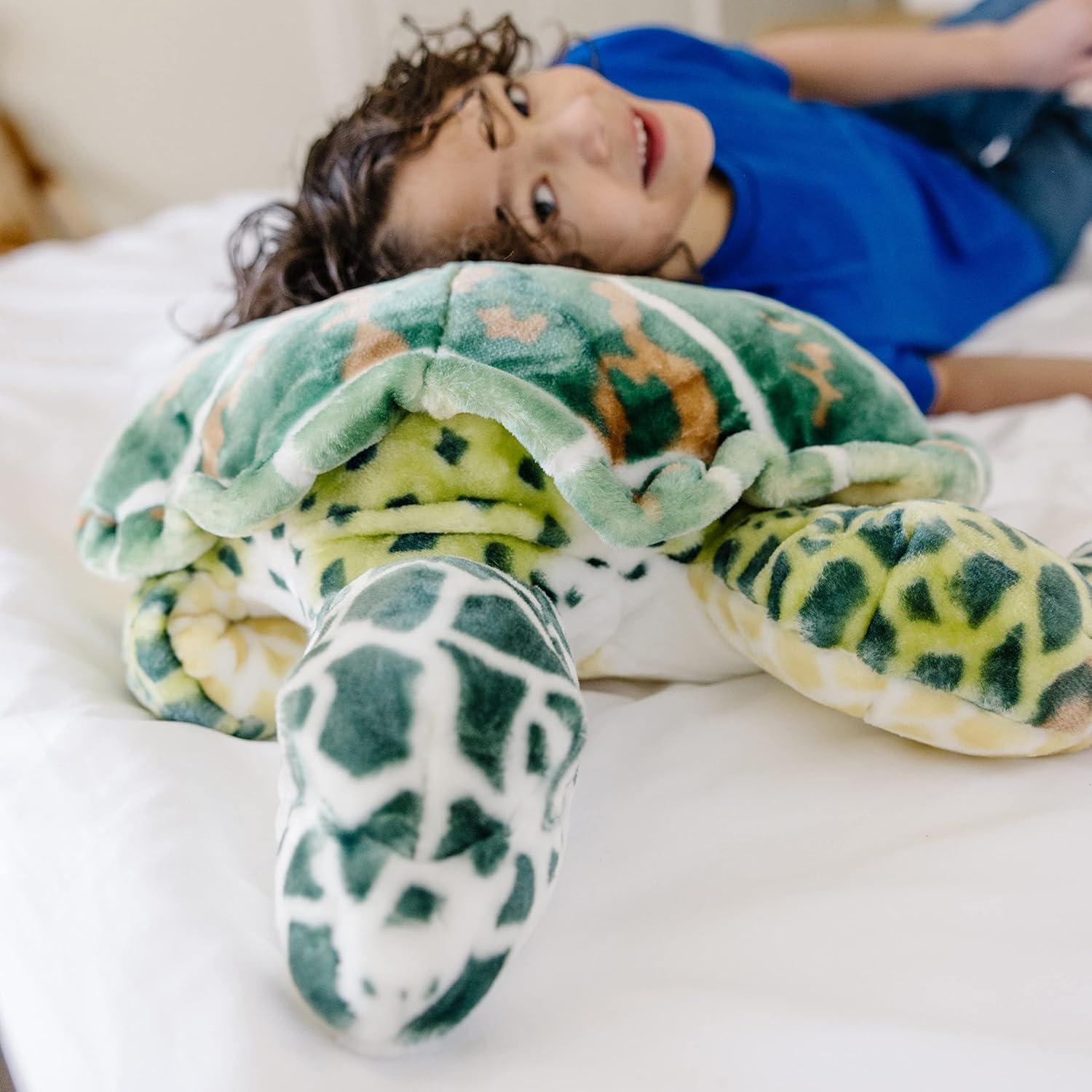Tortuga Marina Gigante de Peluche Melissa & Doug 71 cm