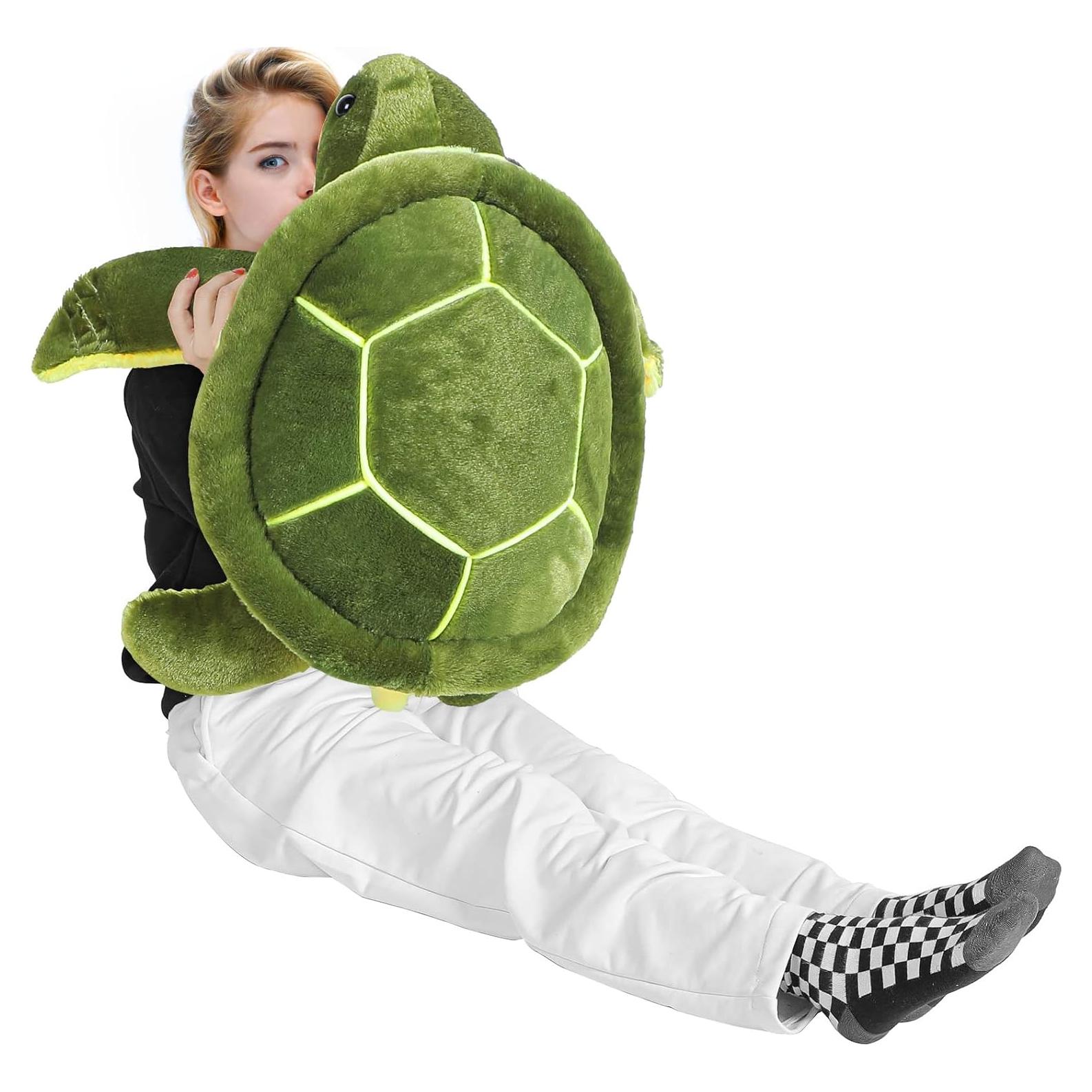 Tortuga de Peluche Civaner 50 cm Suave y Gigante para Niños