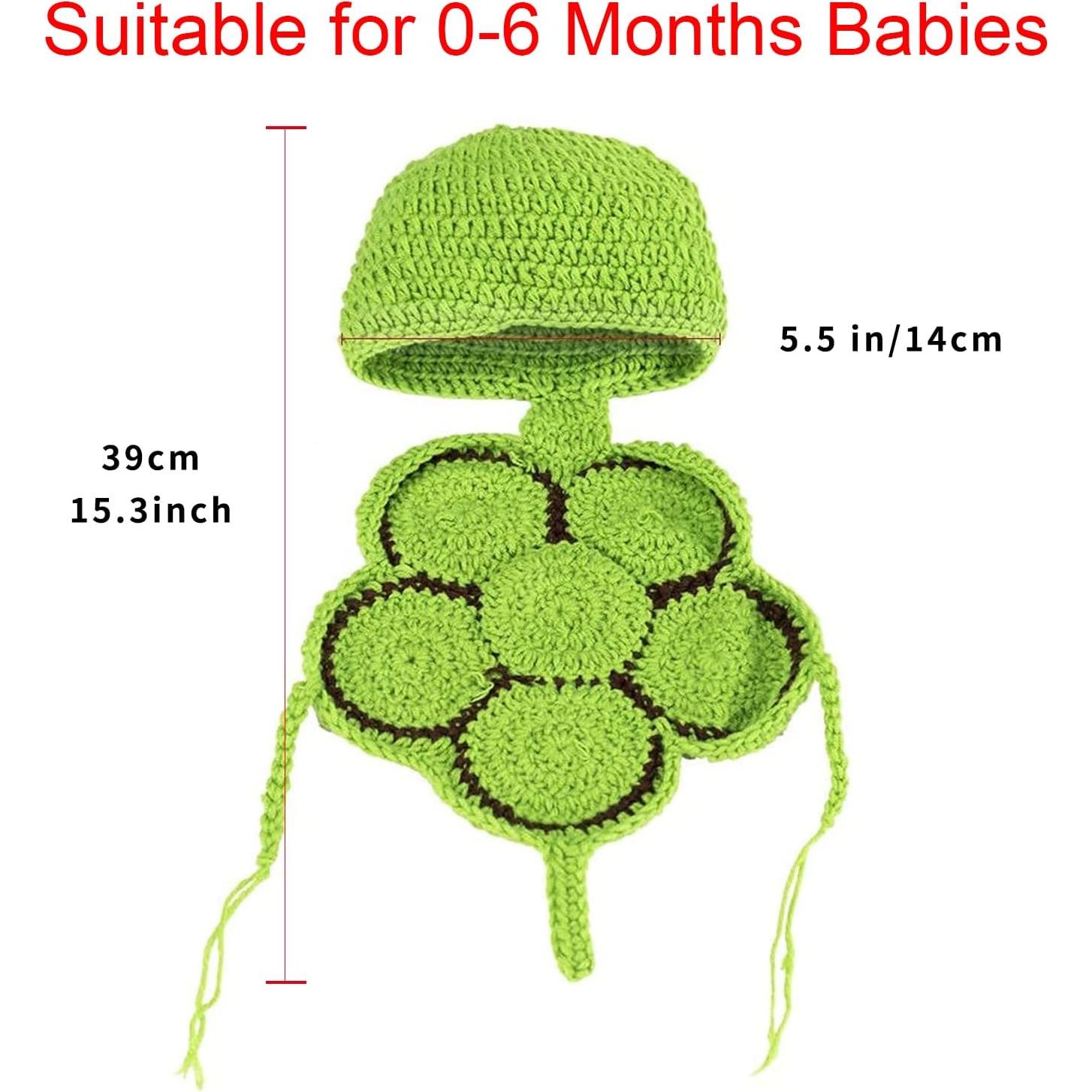 Conjunto de Disfraz de Tortuga Verde Bebé Bluetop 0-6 meses