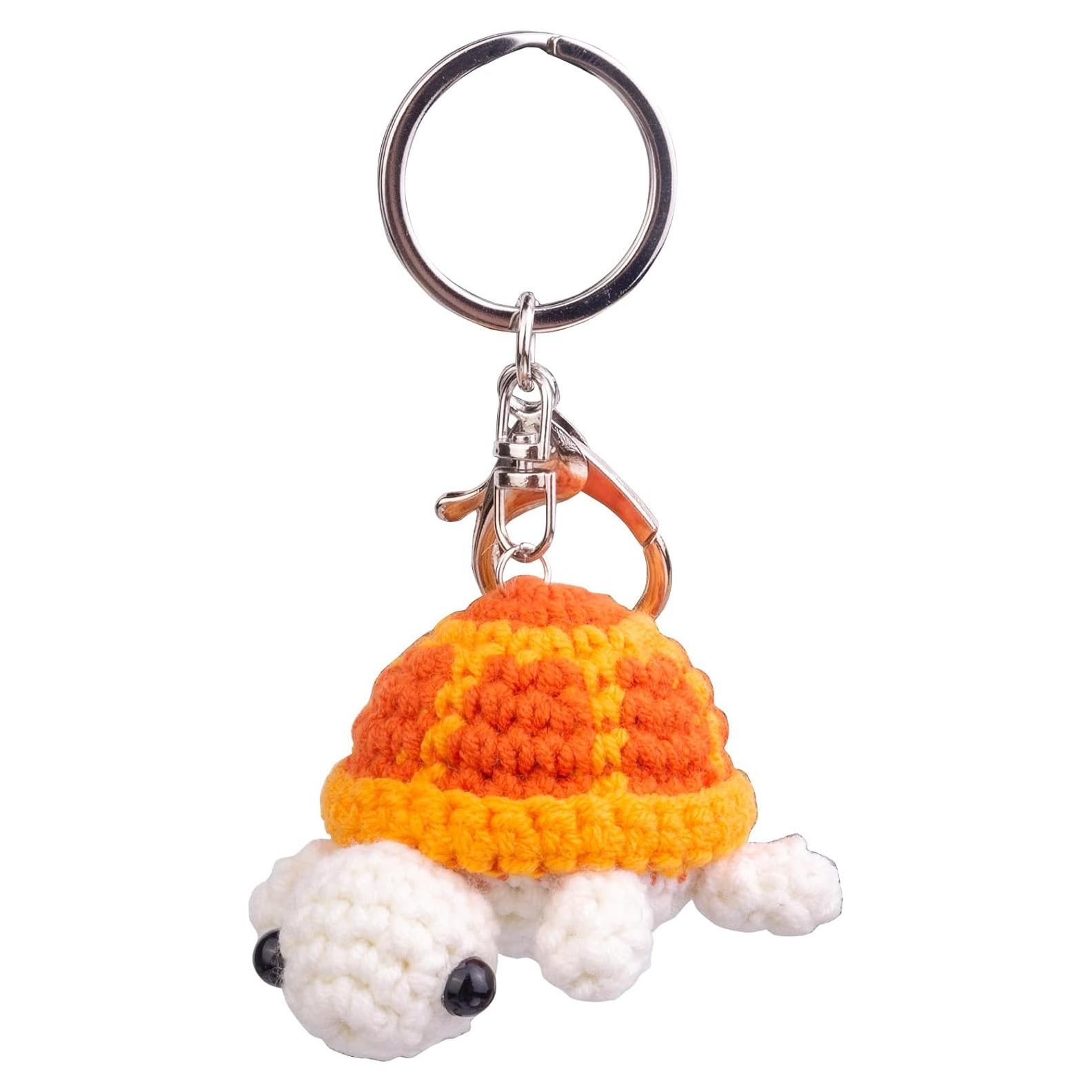 Muñeca de Tortuga de Ganchillo MuMyer con Llavero Desmontable