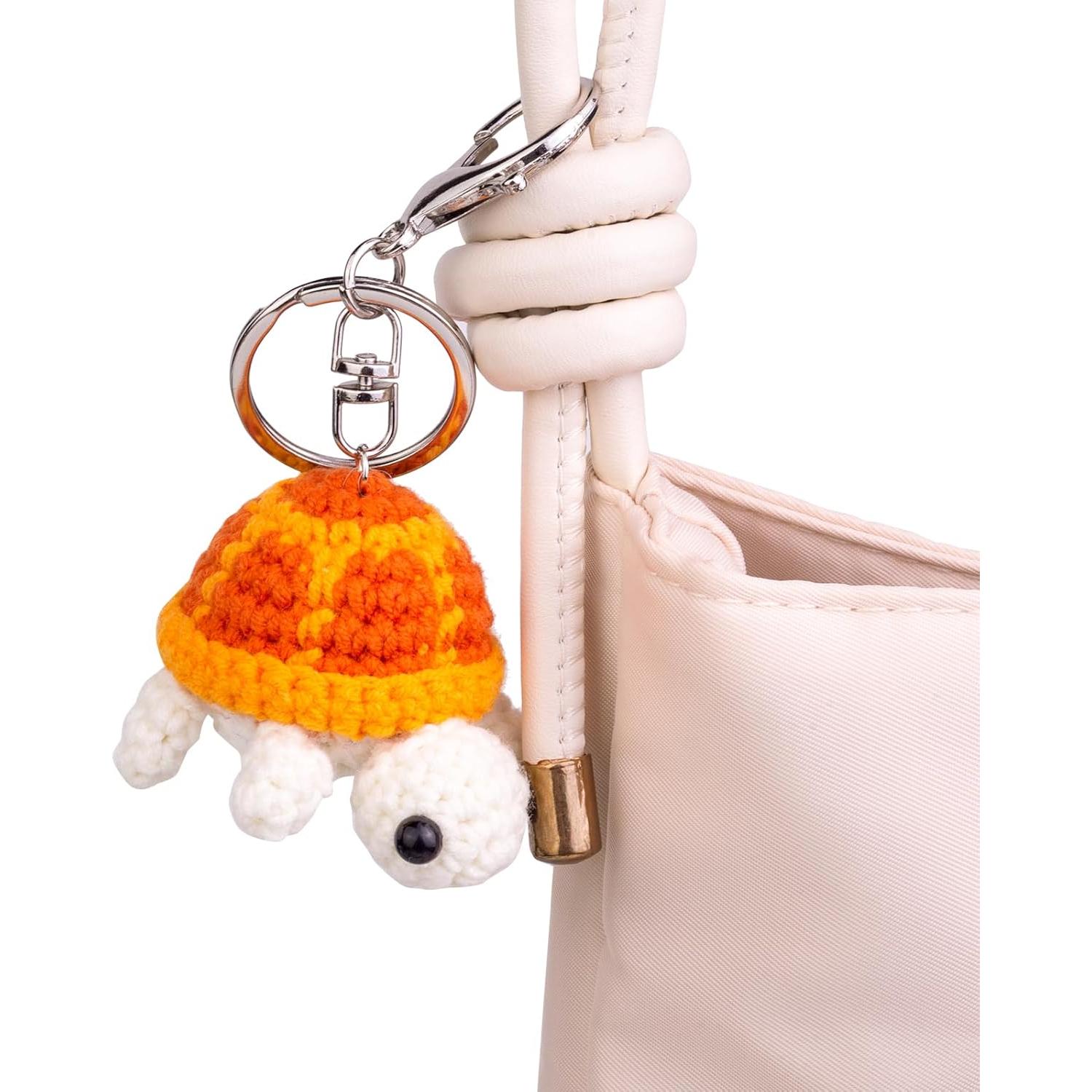 Muñeca de Tortuga de Ganchillo MuMyer con Llavero Desmontable