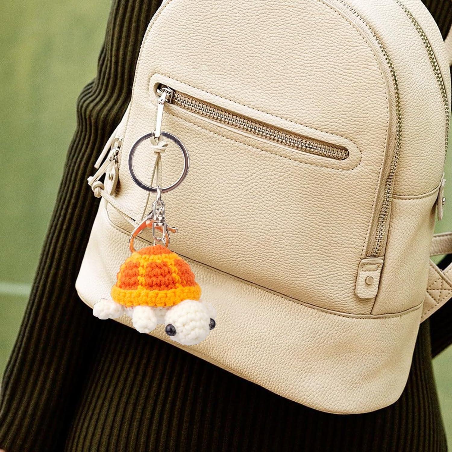 Muñeca de Tortuga de Ganchillo MuMyer con Llavero Desmontable