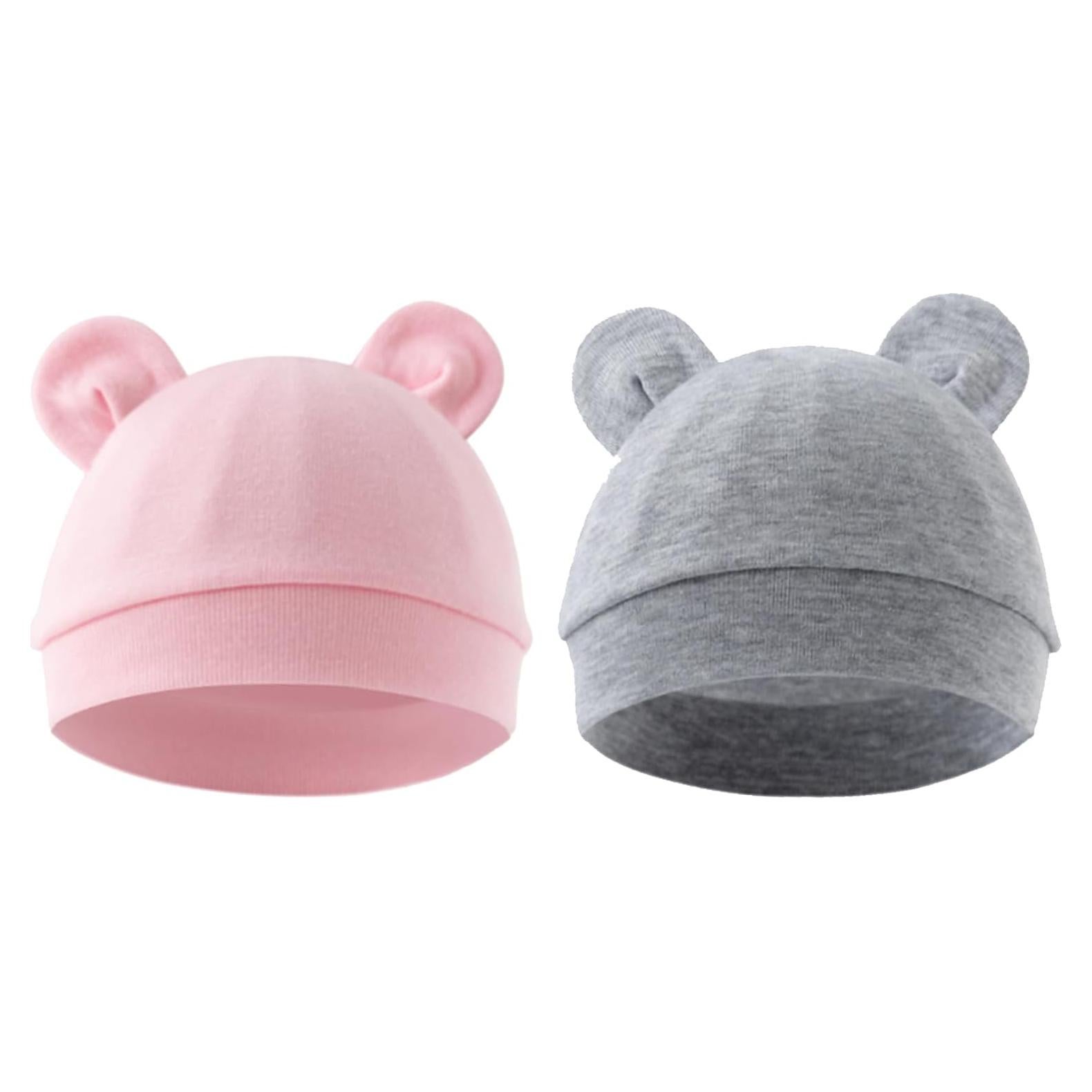 Gorro Beanie para Bebé Jastore con Orejas de Oso 0-3 Meses