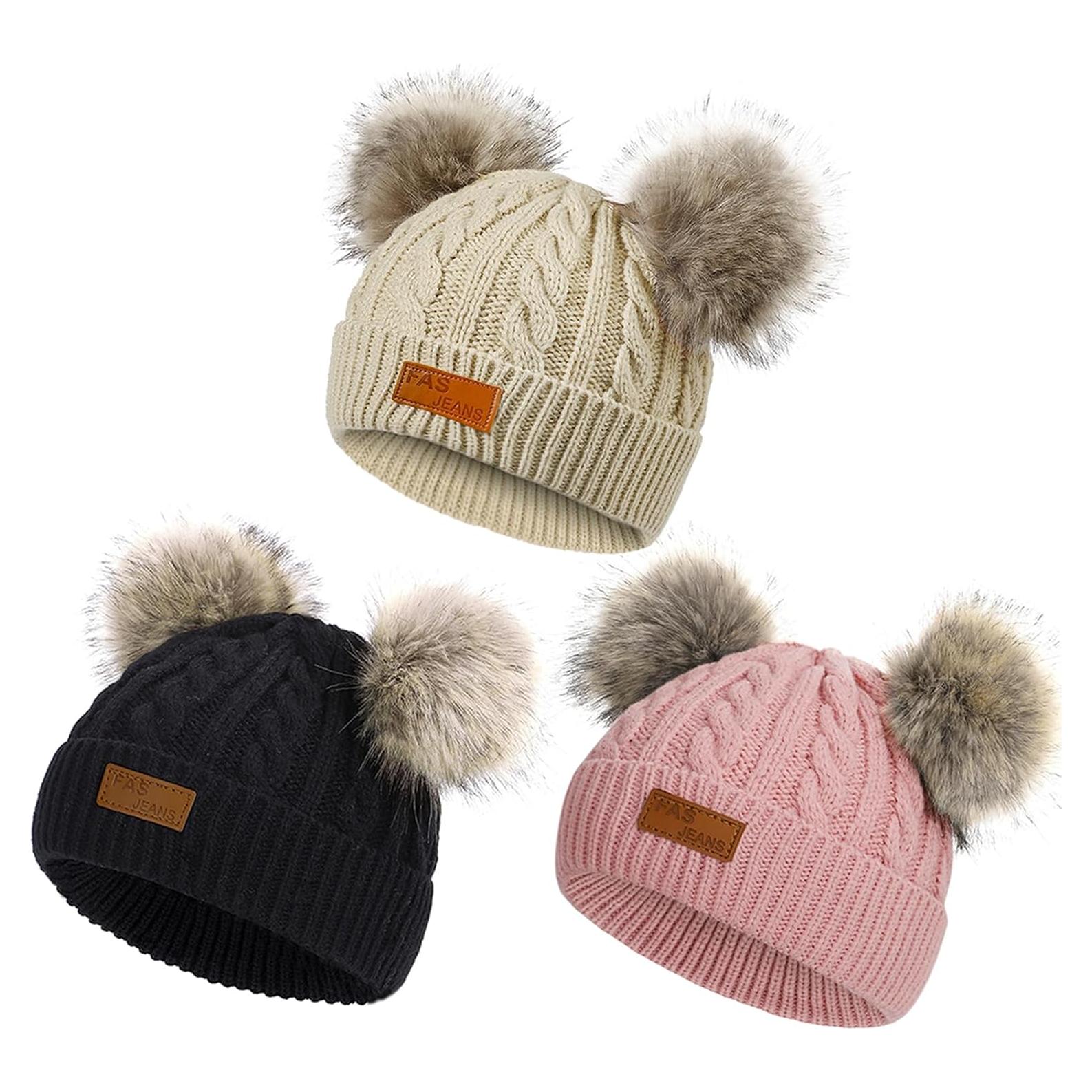 Gorro de Invierno para Bebé Niña Century Star - Punto Cálido 6-36 Meses