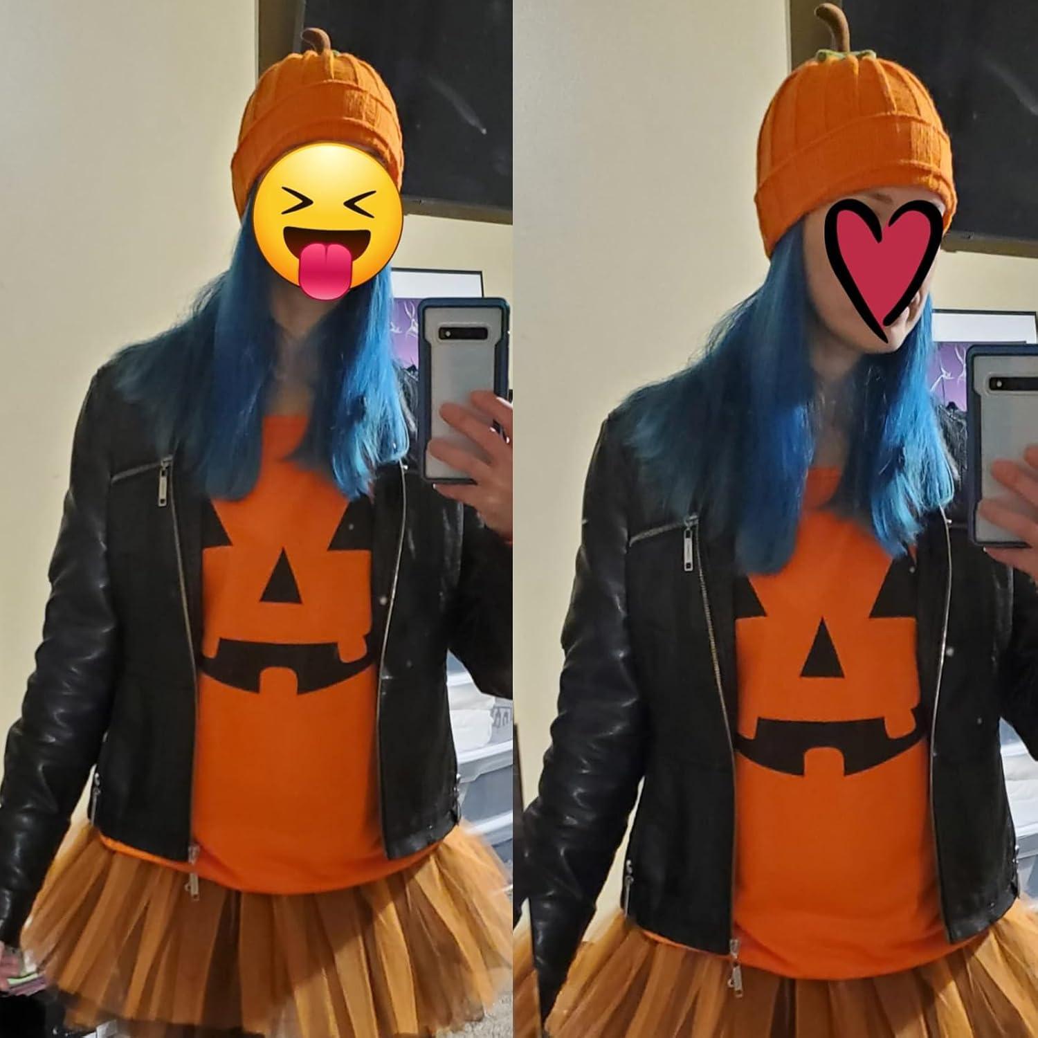 Gorro de Punto Calabaza Invierno Bebé Niños 0-4 Años