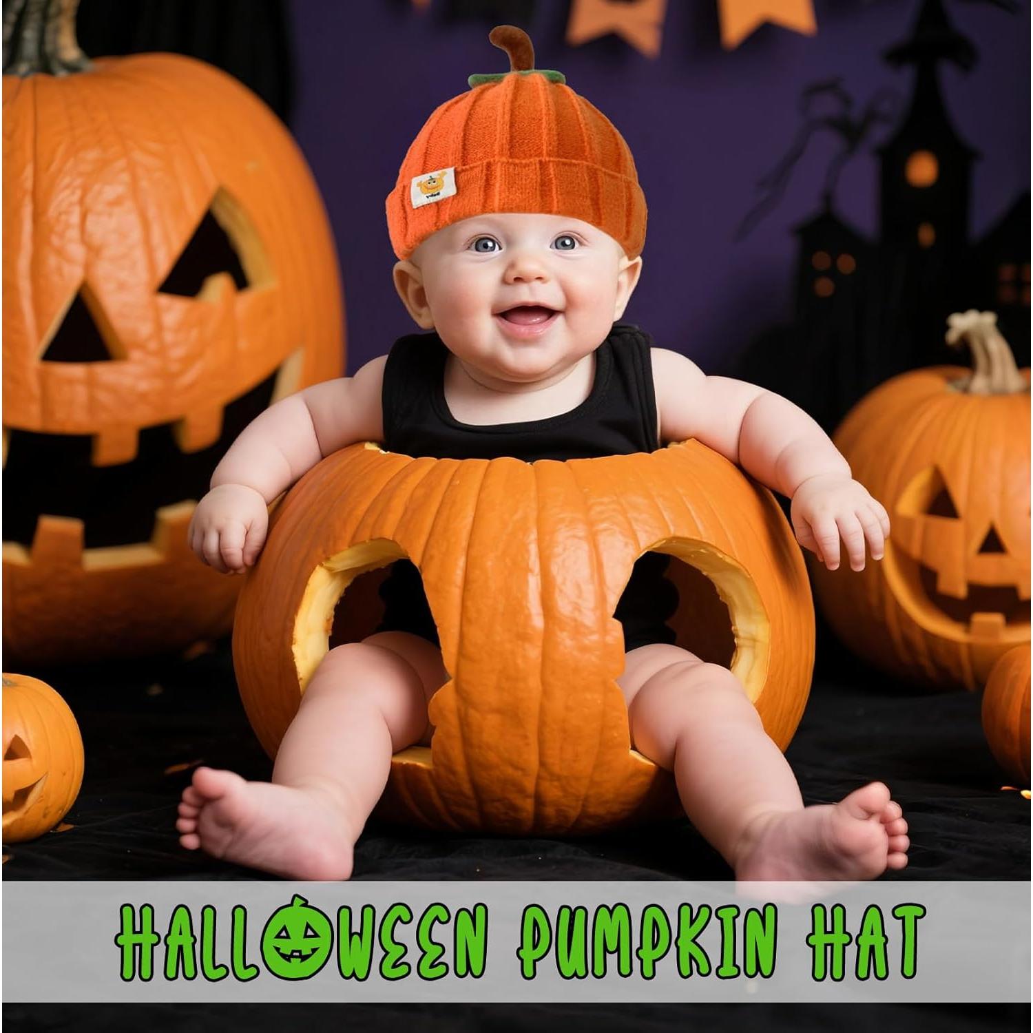 Gorro de Calabaza para Bebé Eboozone - Invierno Unisex 0-3 Años