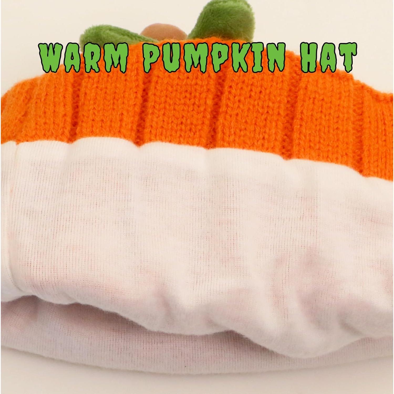 Gorro de Calabaza para Bebé Eboozone - Invierno Unisex 0-3 Años