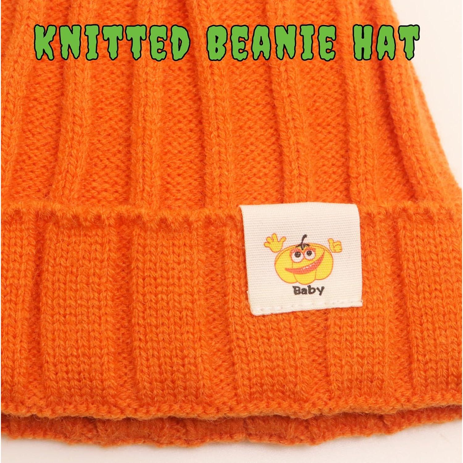 Gorro de Calabaza para Bebé Eboozone - Invierno Unisex 0-3 Años