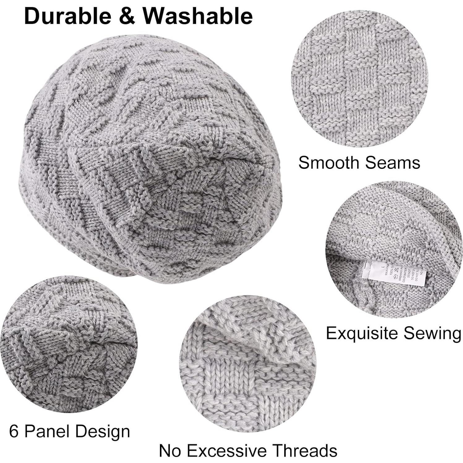 Gorro de Algodón para Bebé Zsedrut 0-8 Años 3 Piezas