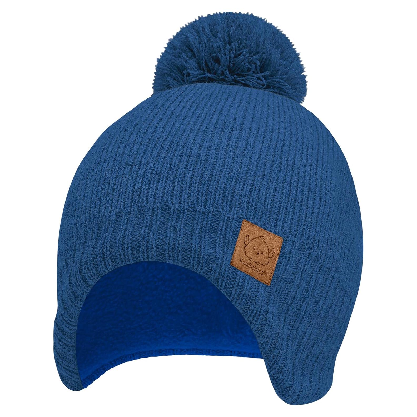 Gorro Muff para Bebés KeaBabies Cobalto 6-36 meses