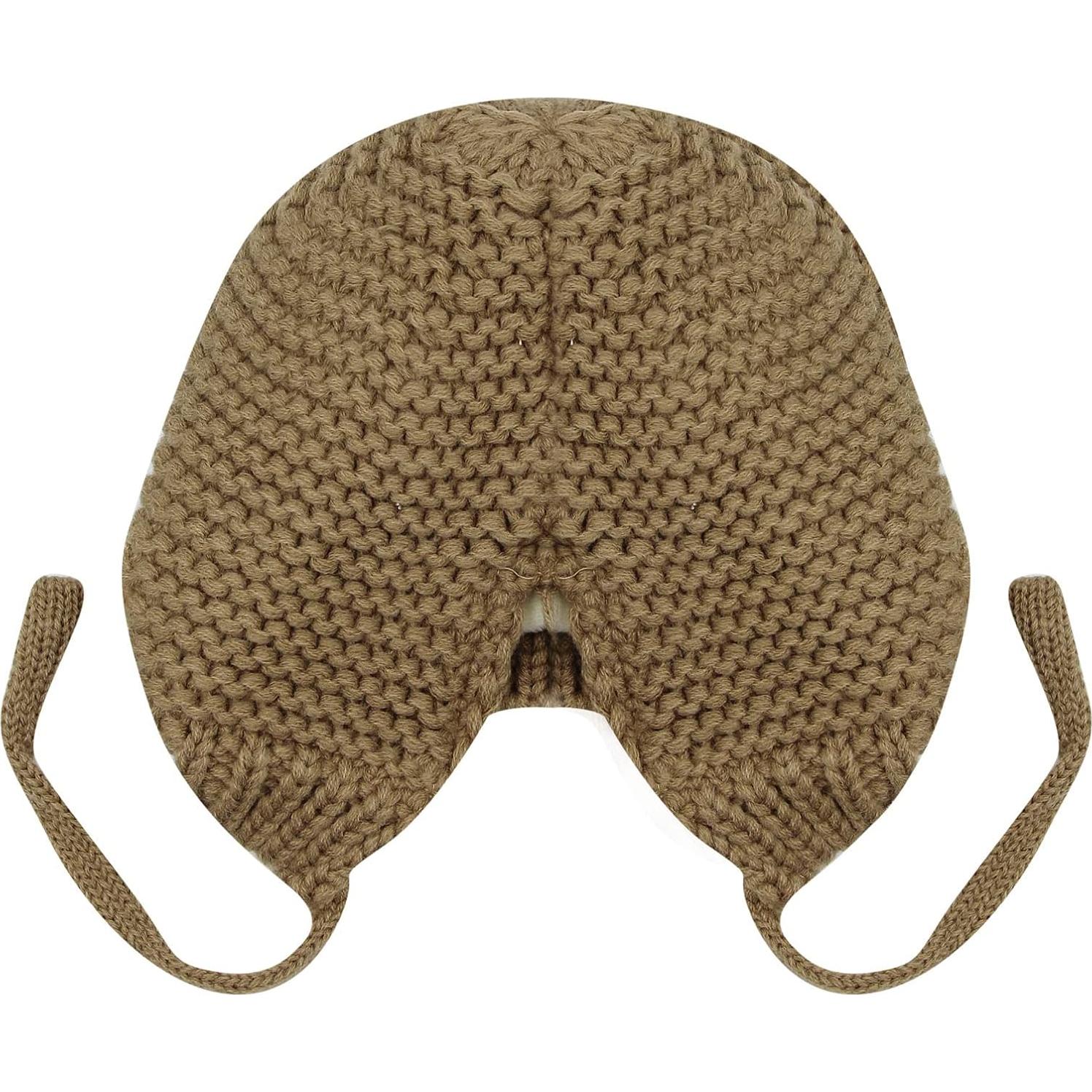 Gorra de Bebé AIBEARTY Ciervo con Orejeras Invierno 0-2 Años