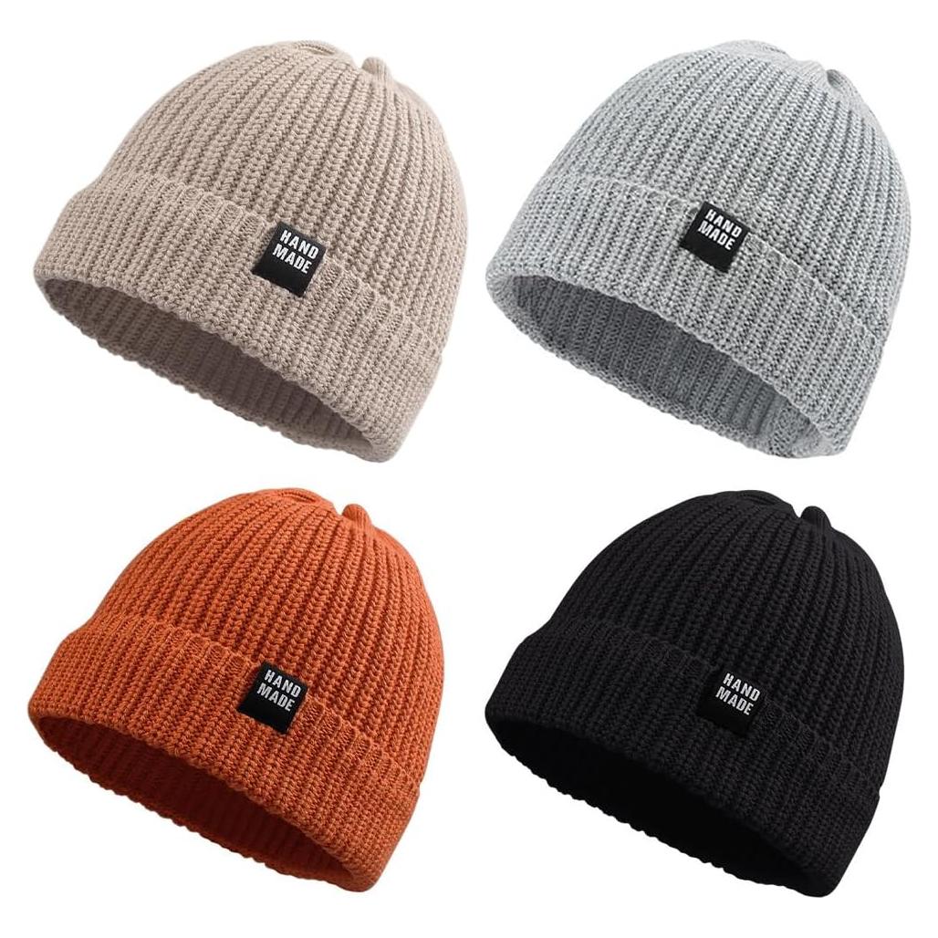 Gorro de Bebé Tejido JANGANNSA Invierno 0-5 Años Algodón