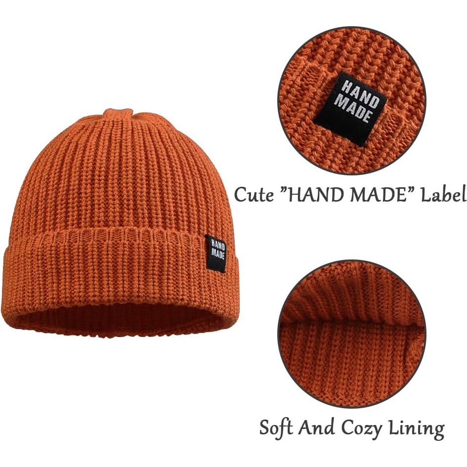 Gorro de Bebé Tejido JANGANNSA Invierno 0-5 Años Algodón