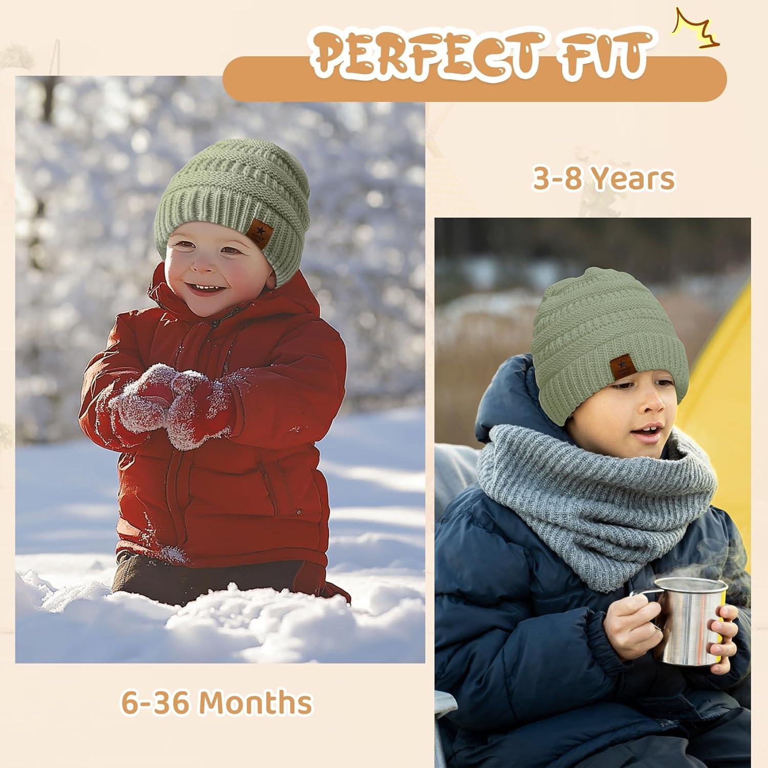 Gorro de Invierno para Bebé Durio Gris Claro 6-36 Meses