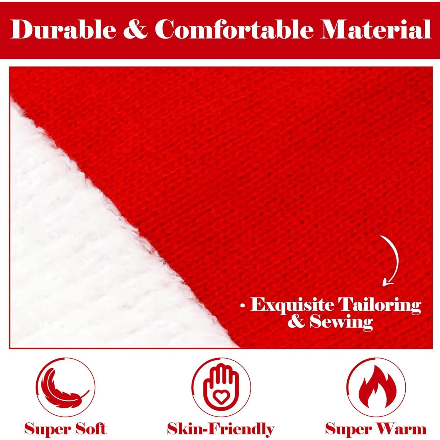 Sombrero de Santa para Bebé Rojo y Blanco - 6 a 24 Meses