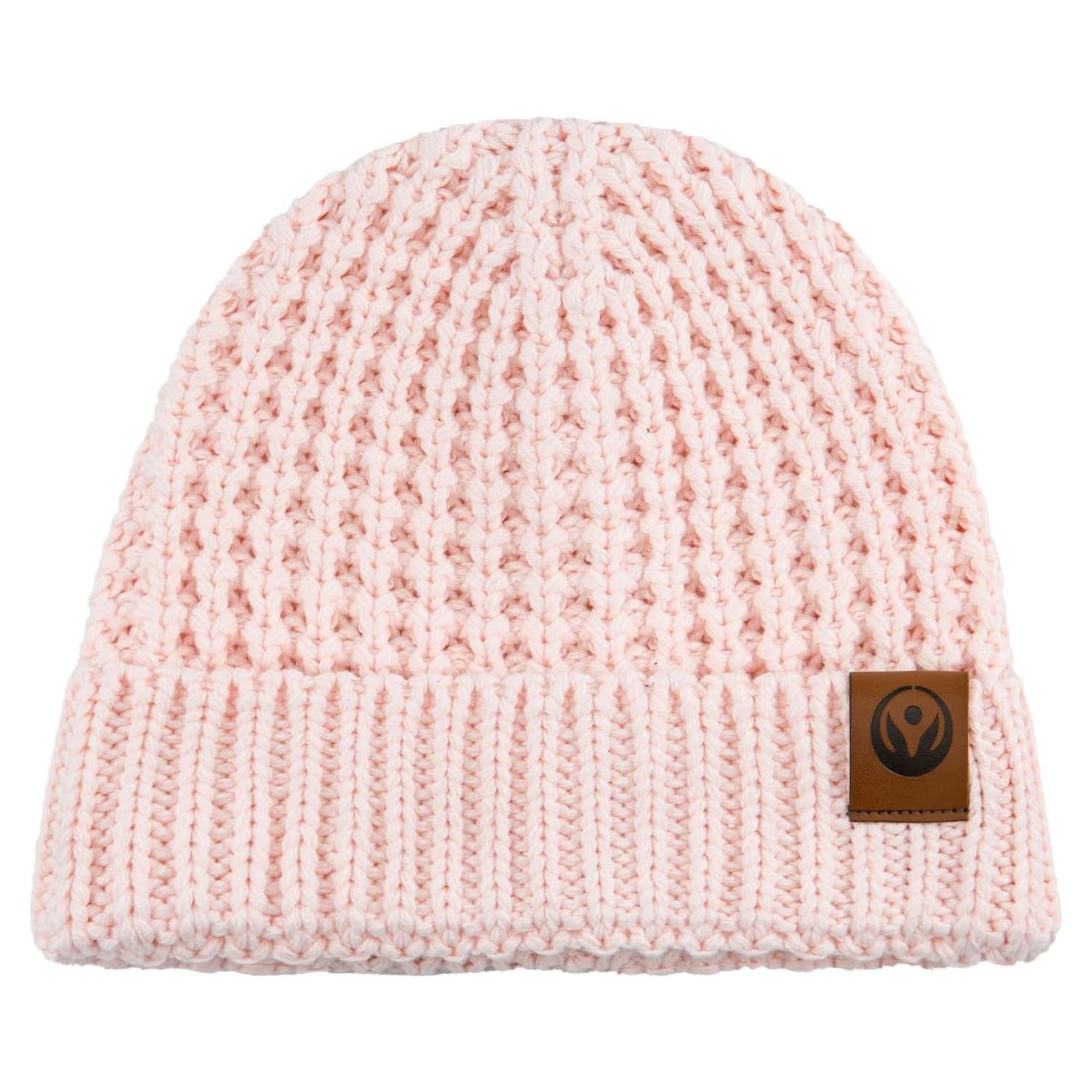 Gorro de Invierno para Bebé Niña Rosa Algodón 6-24 meses