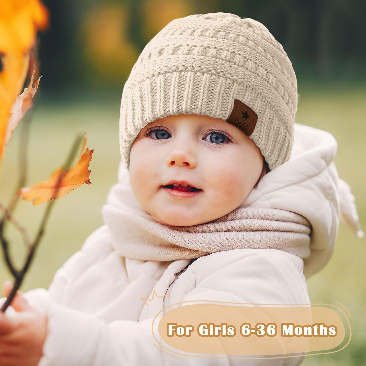 Gorro de Invierno para Bebé Durio - 6-36 Meses, Suave y Cálido