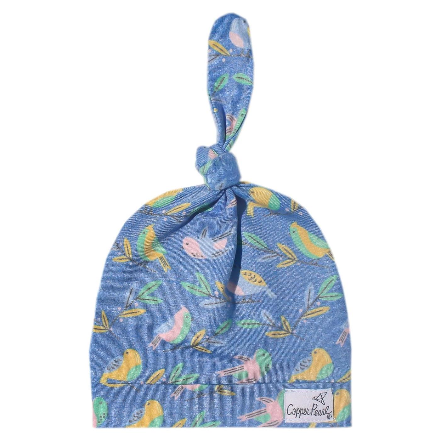 Gorro Beanie para Bebé Copper Pearl Birdie 0-6 Meses Ajustable