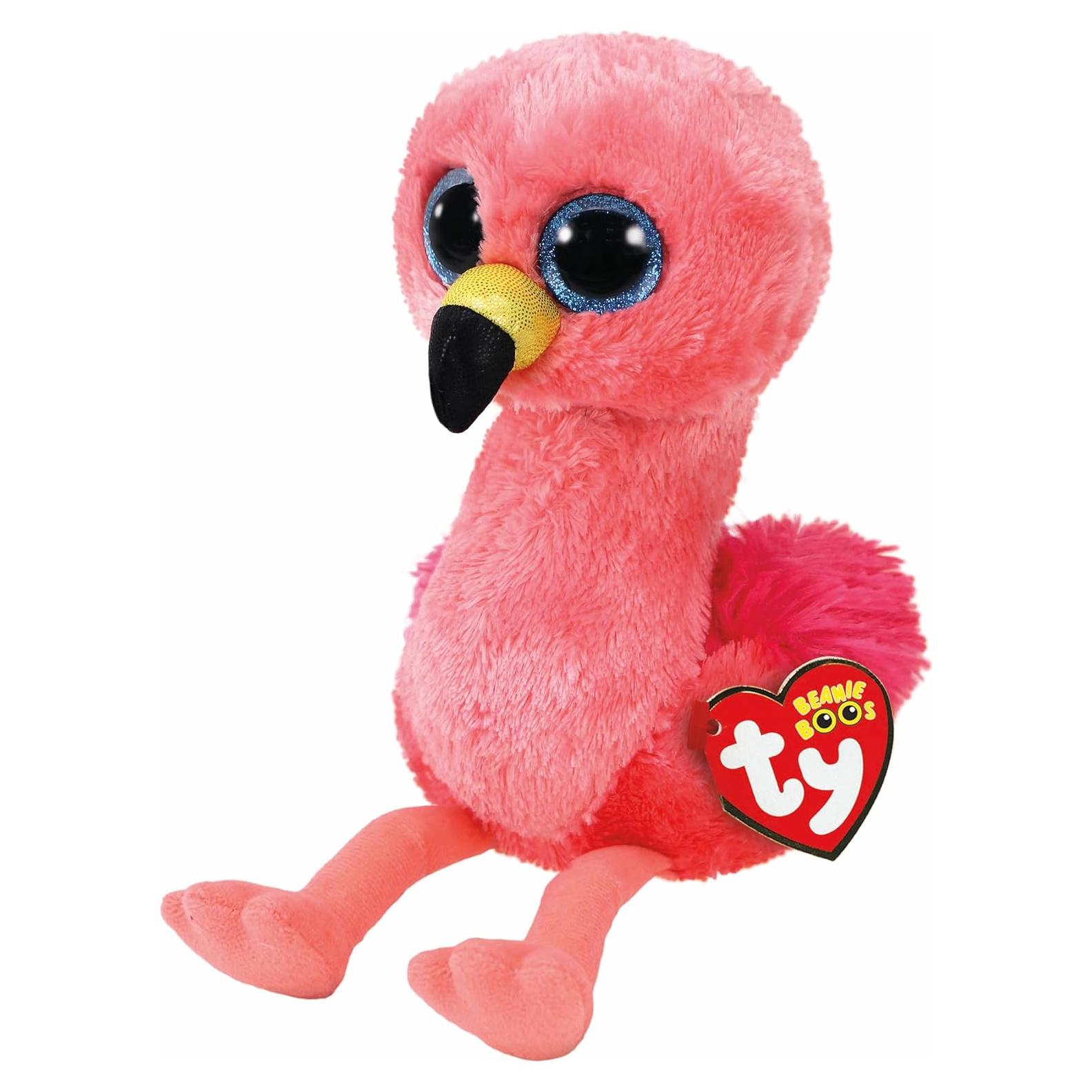 Peluche TY Gilda Flamingo Beanie Boo 24 cm Multicolor