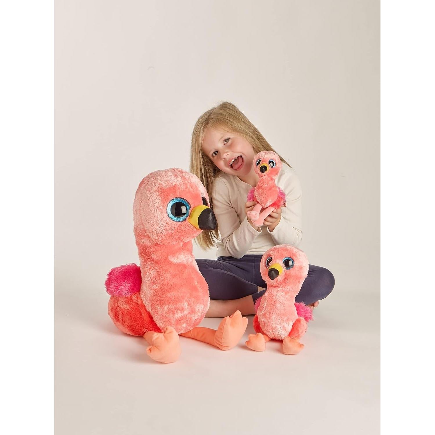Peluche TY Gilda Flamingo Beanie Boo 24 cm Multicolor