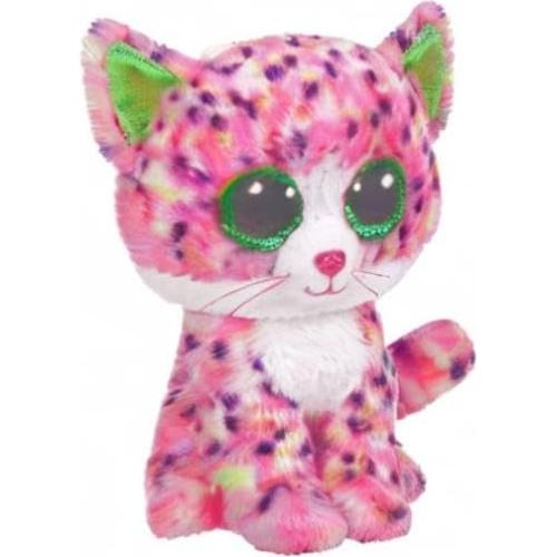 Gato de Peluche Ty Beanie Boo Sophie 15 cm Lunares Rosados