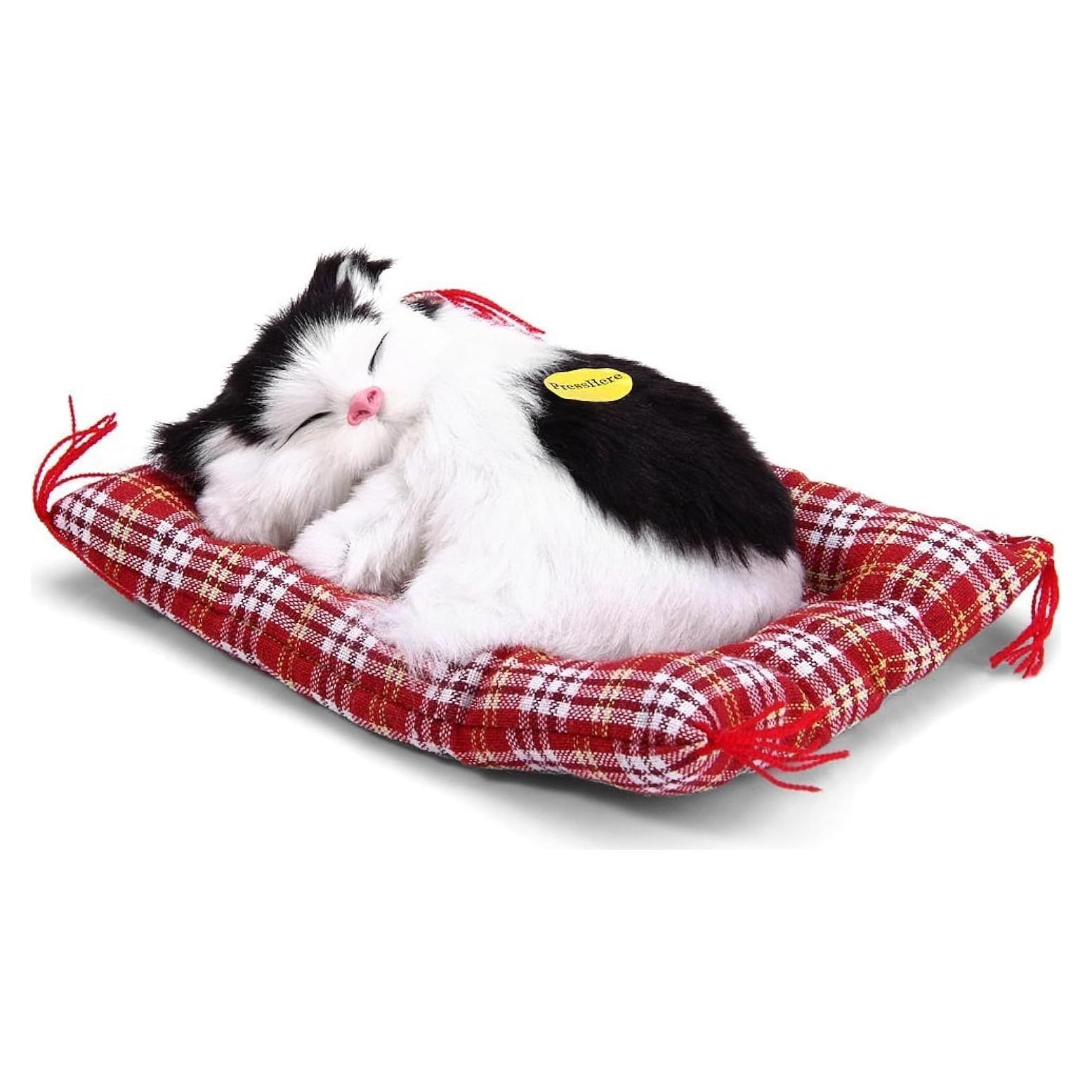 Juguete de Peluche Gato Simulación con Sonido Toonol 13x10cm