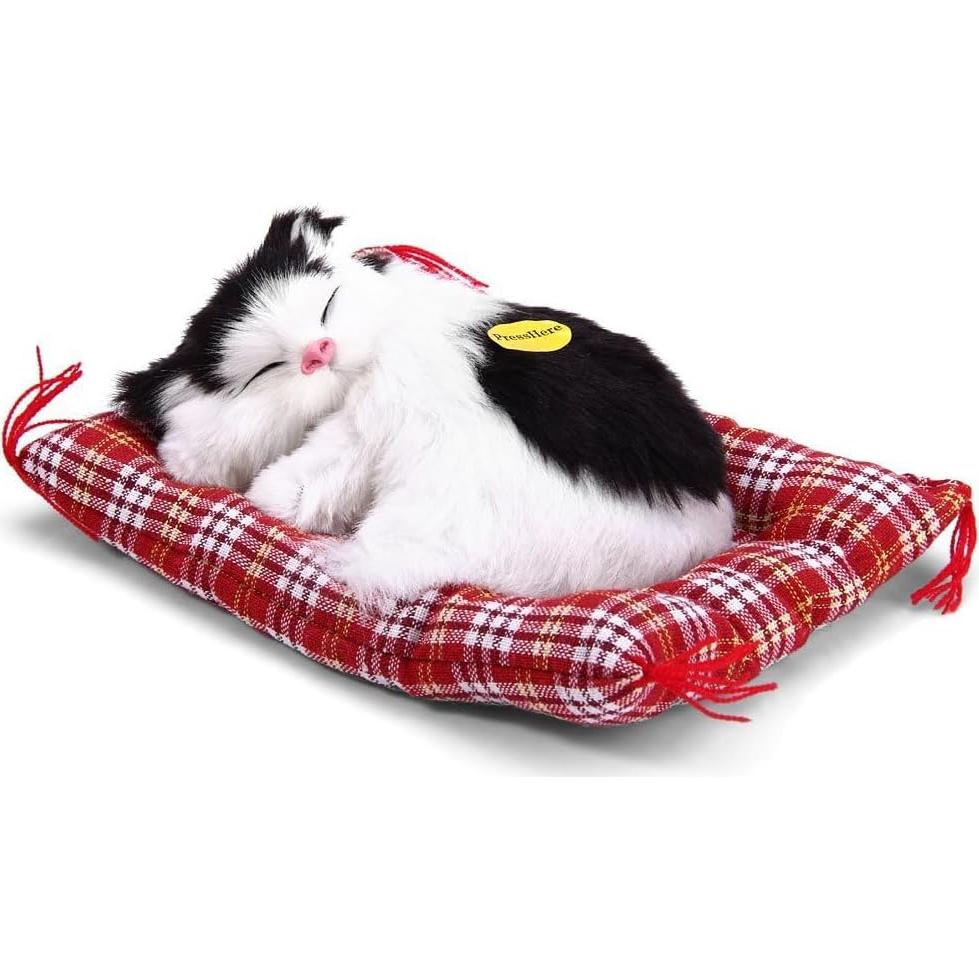 Juguete de Peluche Gato Simulación con Sonido Toonol 13x10cm