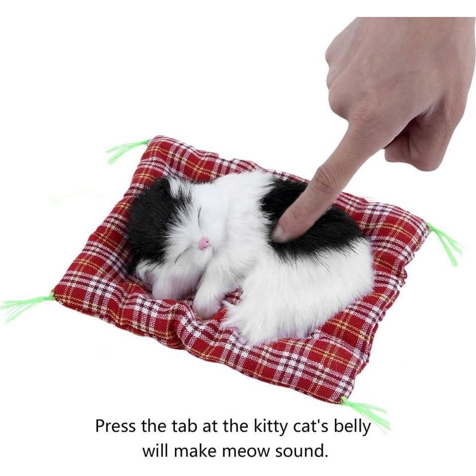 Juguete de Peluche Gato Simulación con Sonido Toonol 13x10cm