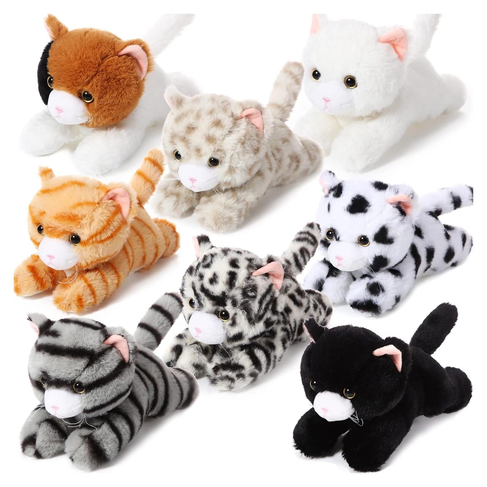 Libima 8 Pcs Gatitos de Peluche 20 cm para Decoración y Regalos