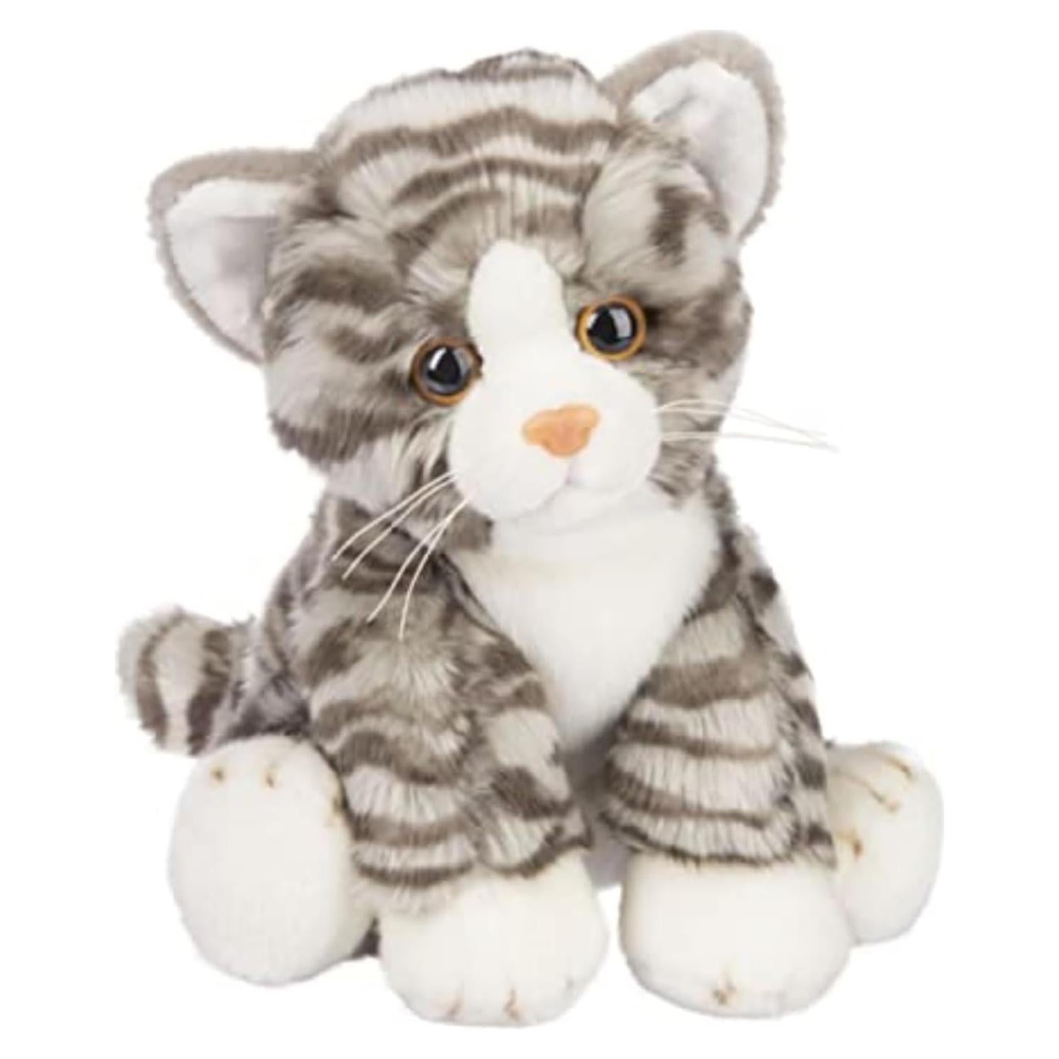 Gato atigrado gris de peluche Ganz Heritage 30 cm