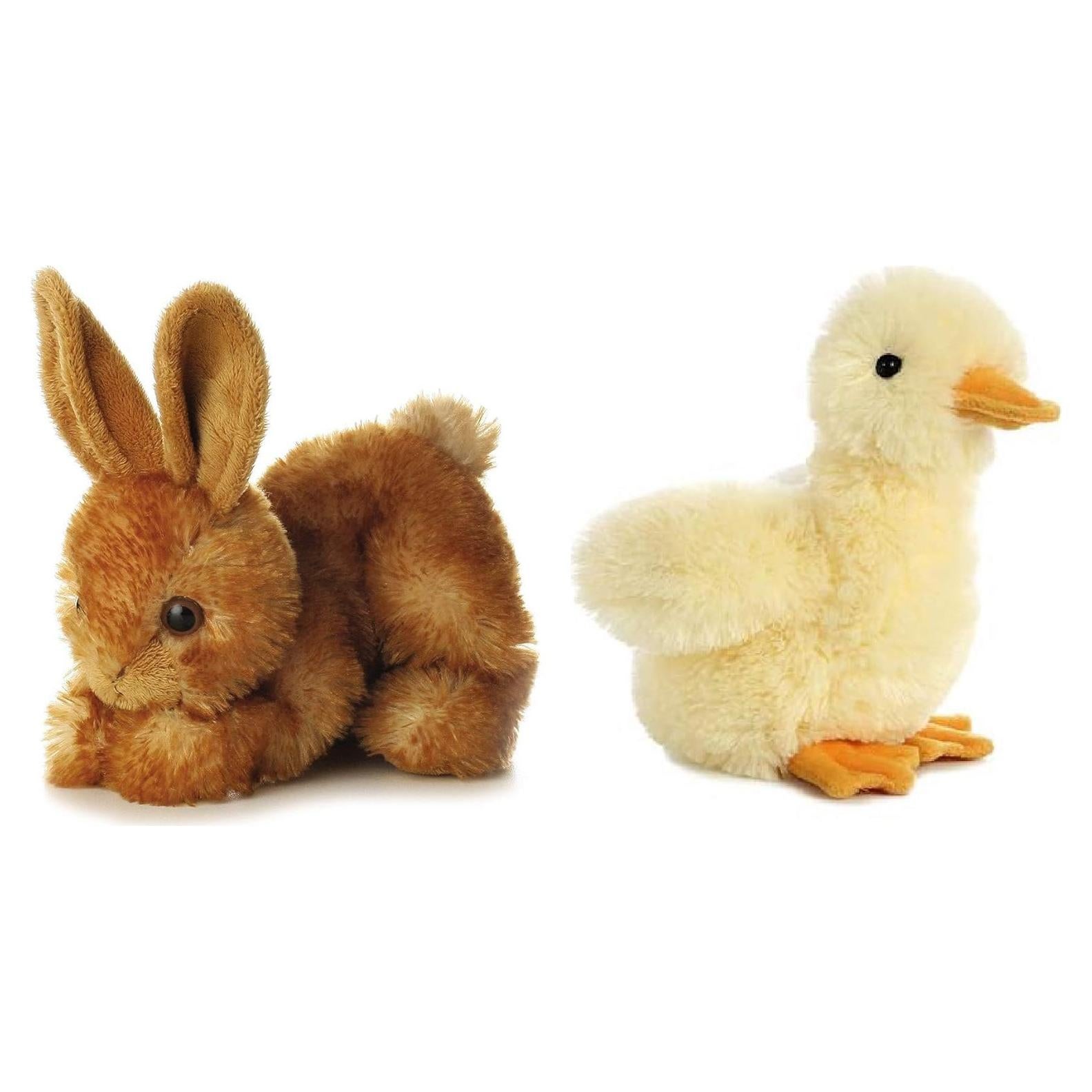 Aurora Mini Flopsies 2 Piezas: Conejito Bitty y Patito Amarillo