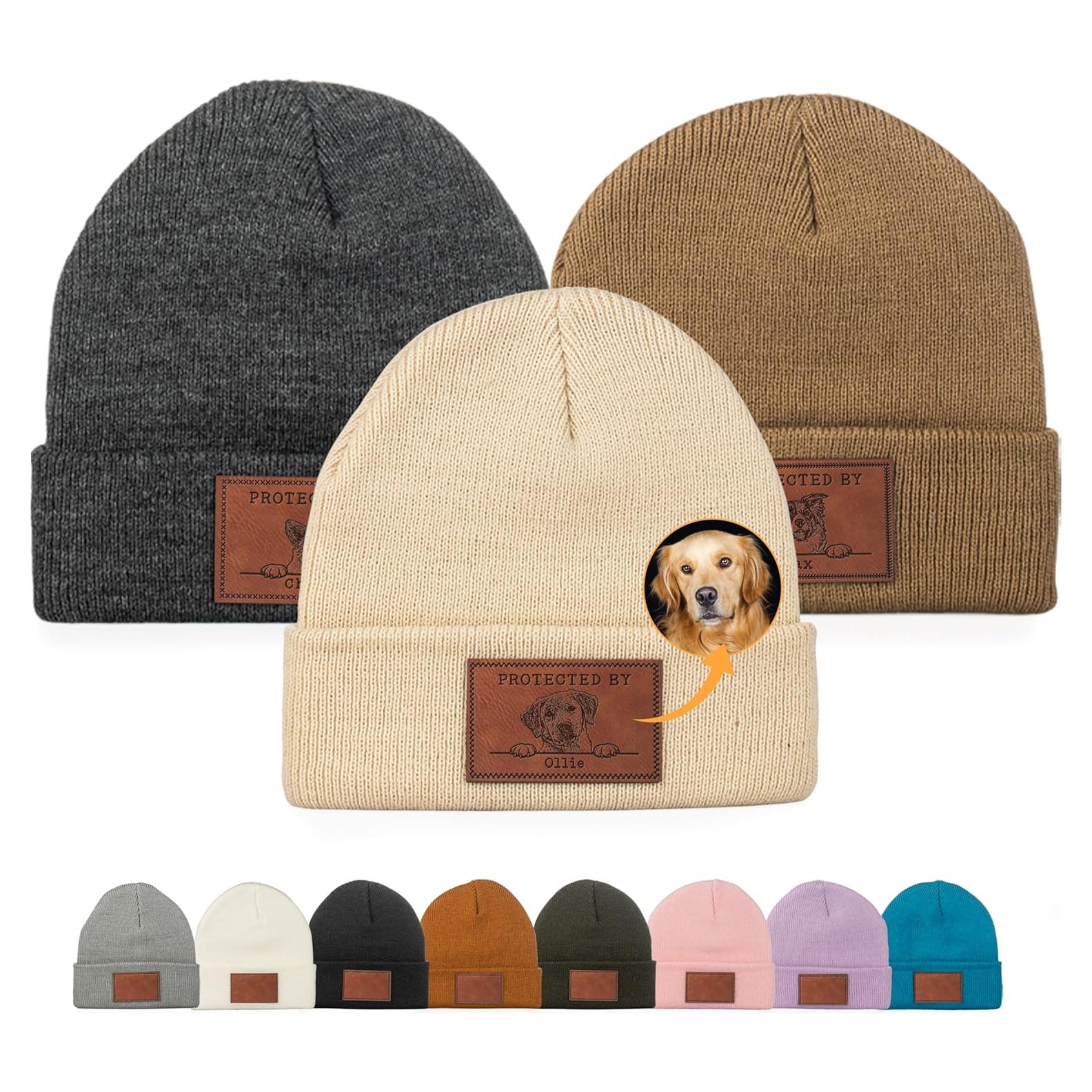 Gorro Personalizado para Niños con Foto de Perro - Invierno