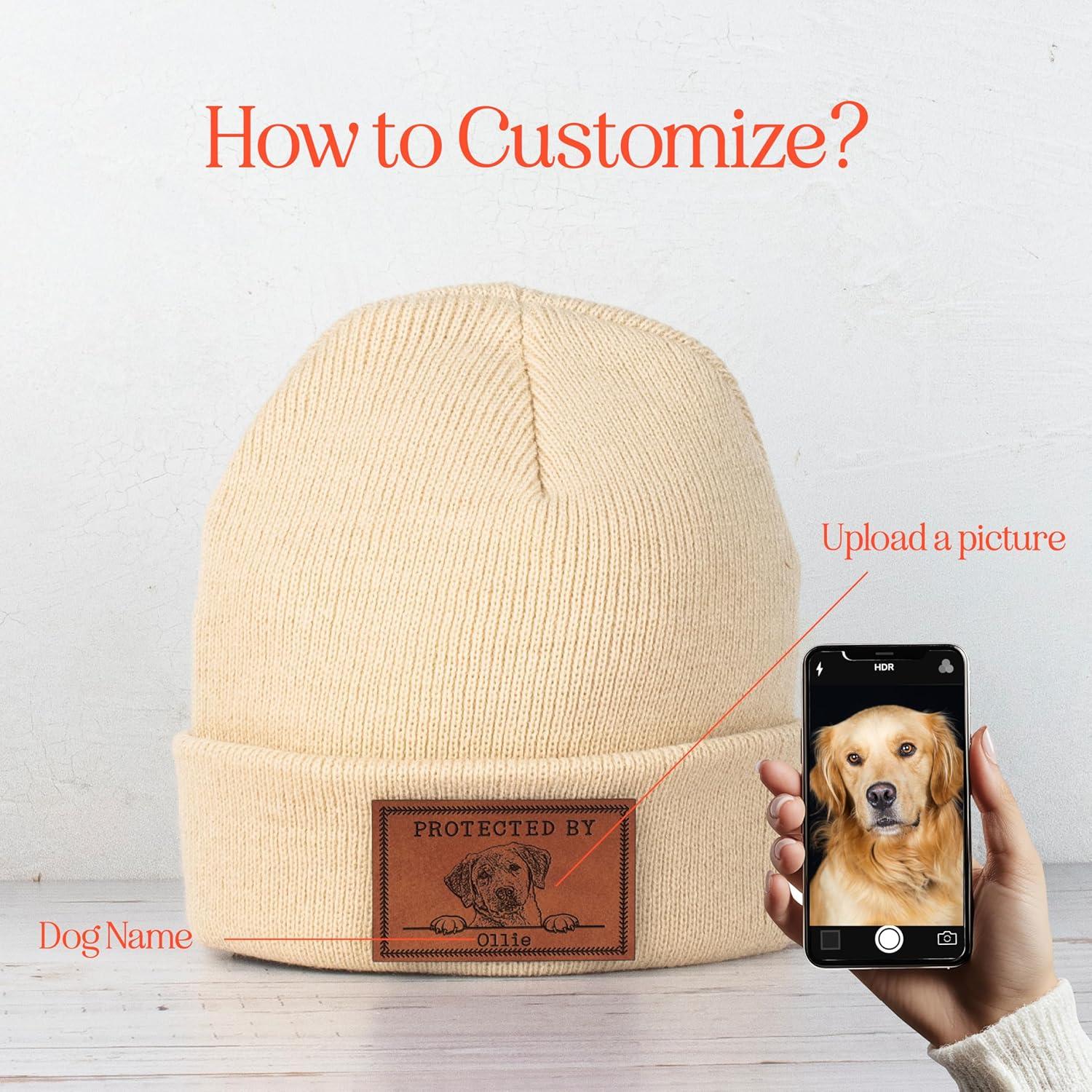 Gorro Personalizado para Niños con Foto de Perro - Invierno