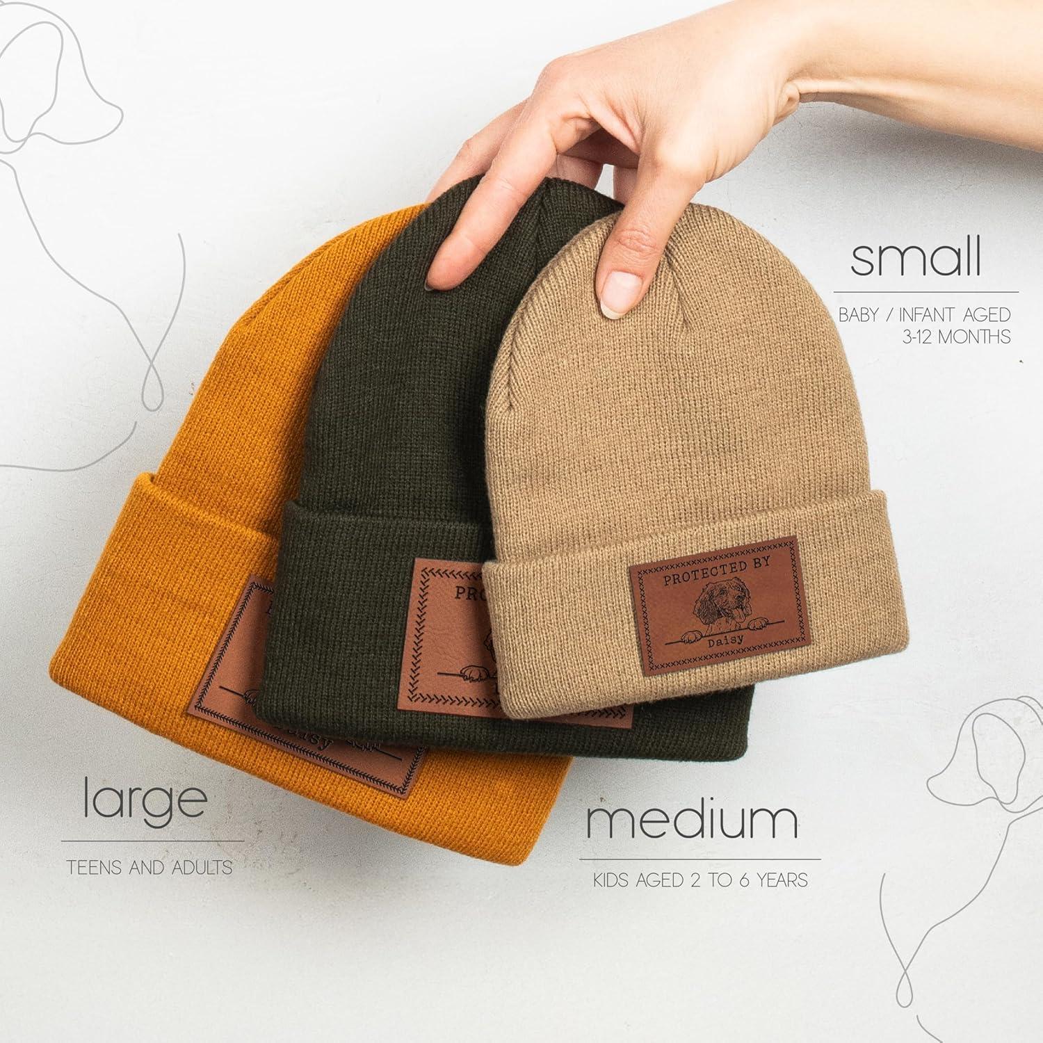 Gorro Personalizado para Niños con Foto de Perro - Invierno