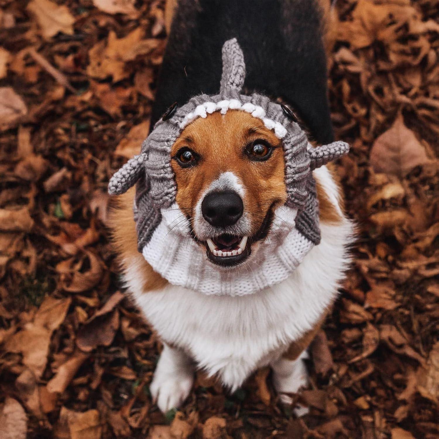 Snood para perro gris Zoo Snoods - Protección cuello y orejas