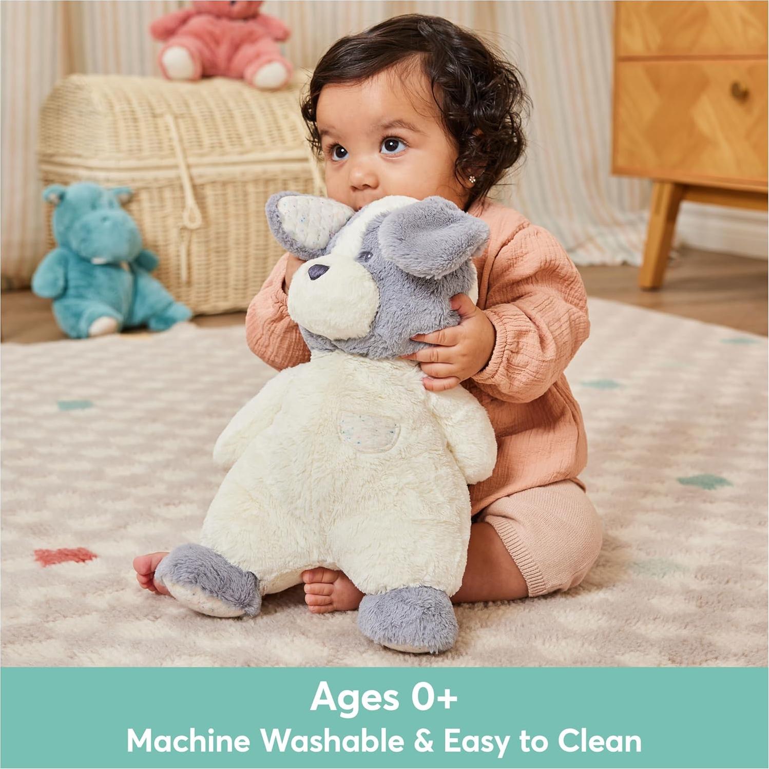 Peluche Perrito GUND Oh Tan Acogedor 31 cm Gris/Blanco