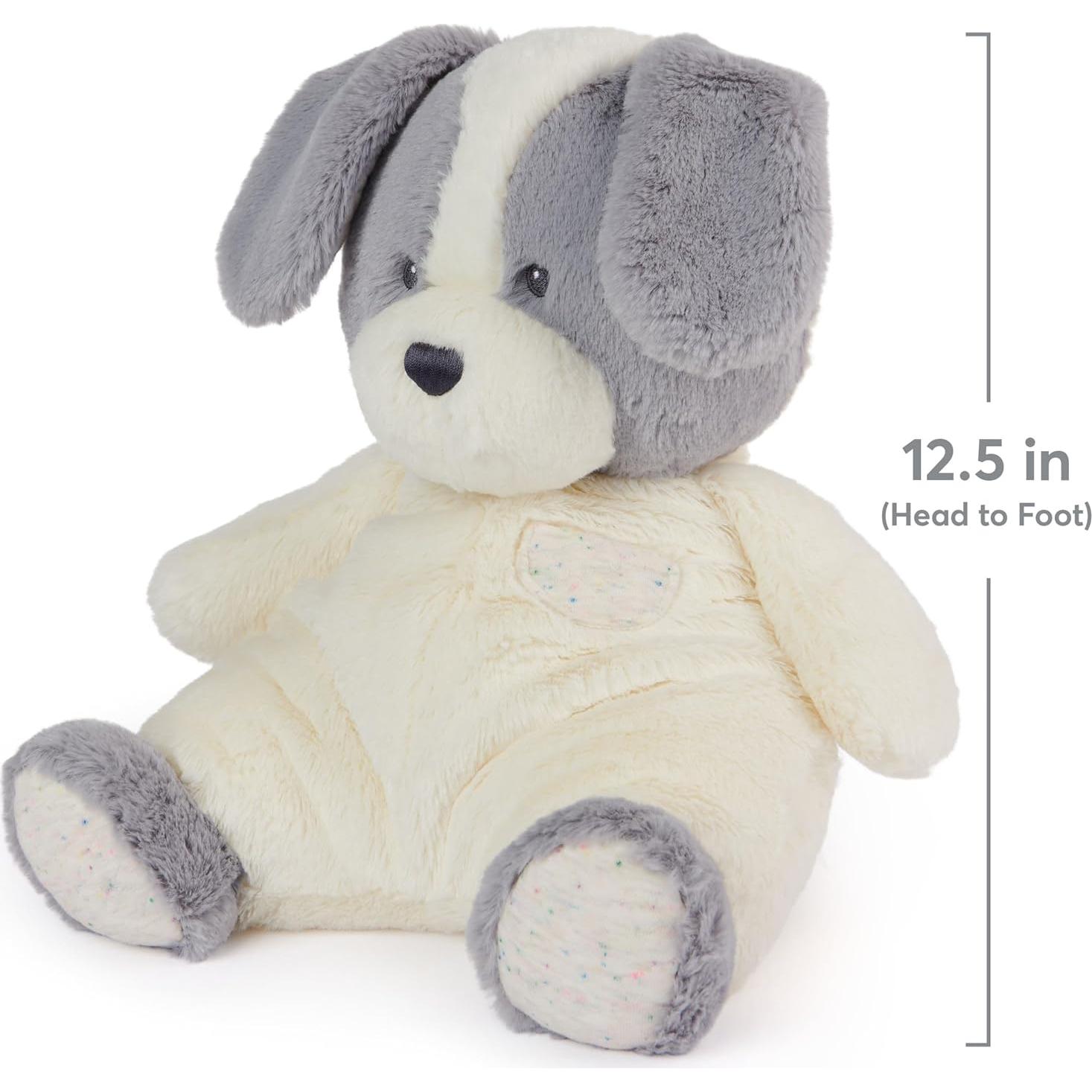 Peluche Perrito GUND Oh Tan Acogedor 31 cm Gris/Blanco