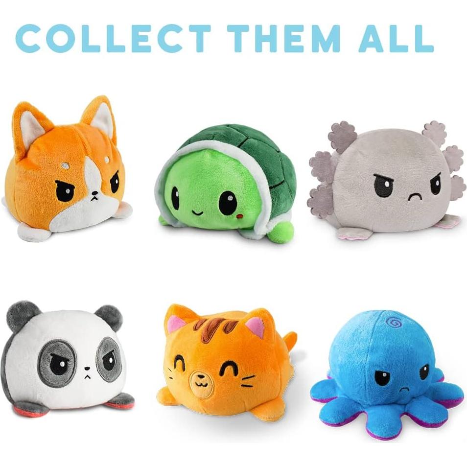 Peluche Reversible TeeTurtle Oso Orgullo Marrón 10 cm