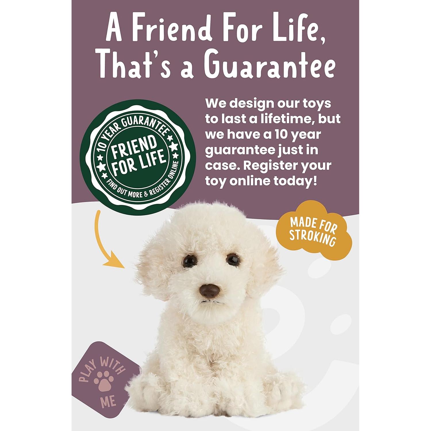 Peluche Labradoodle Living Nature 15 cm | Juguete suave