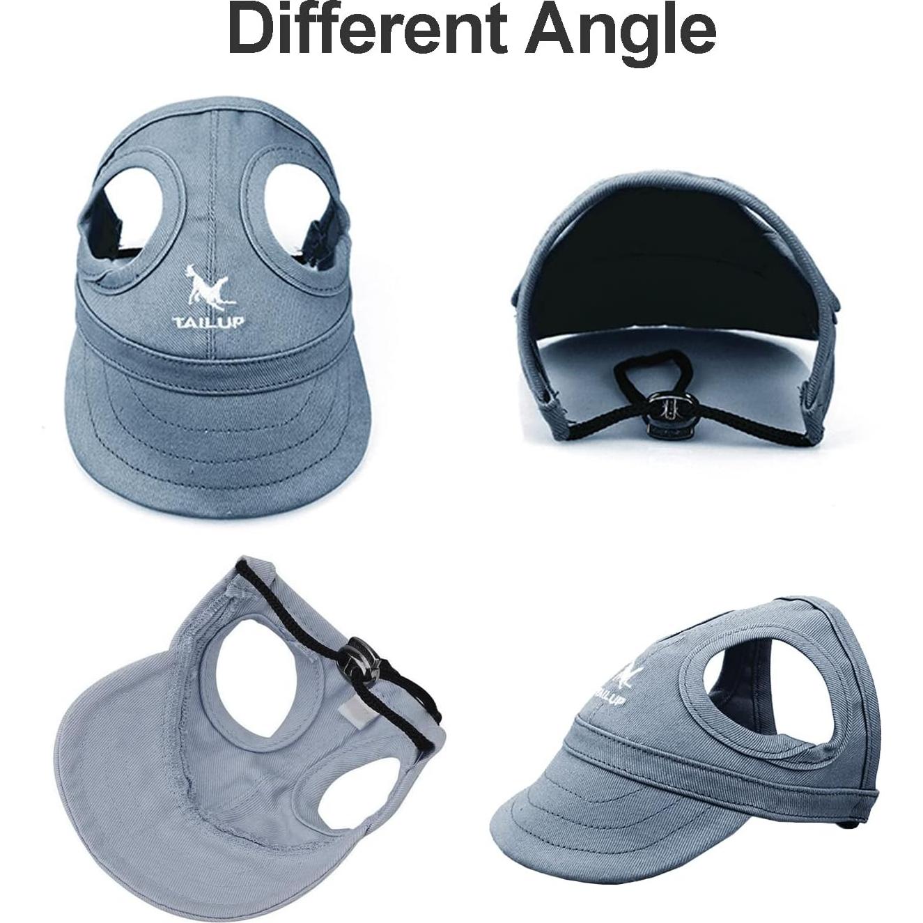 Gorra para Perros HDKUW Ajustable Azul Denim Tamaño S