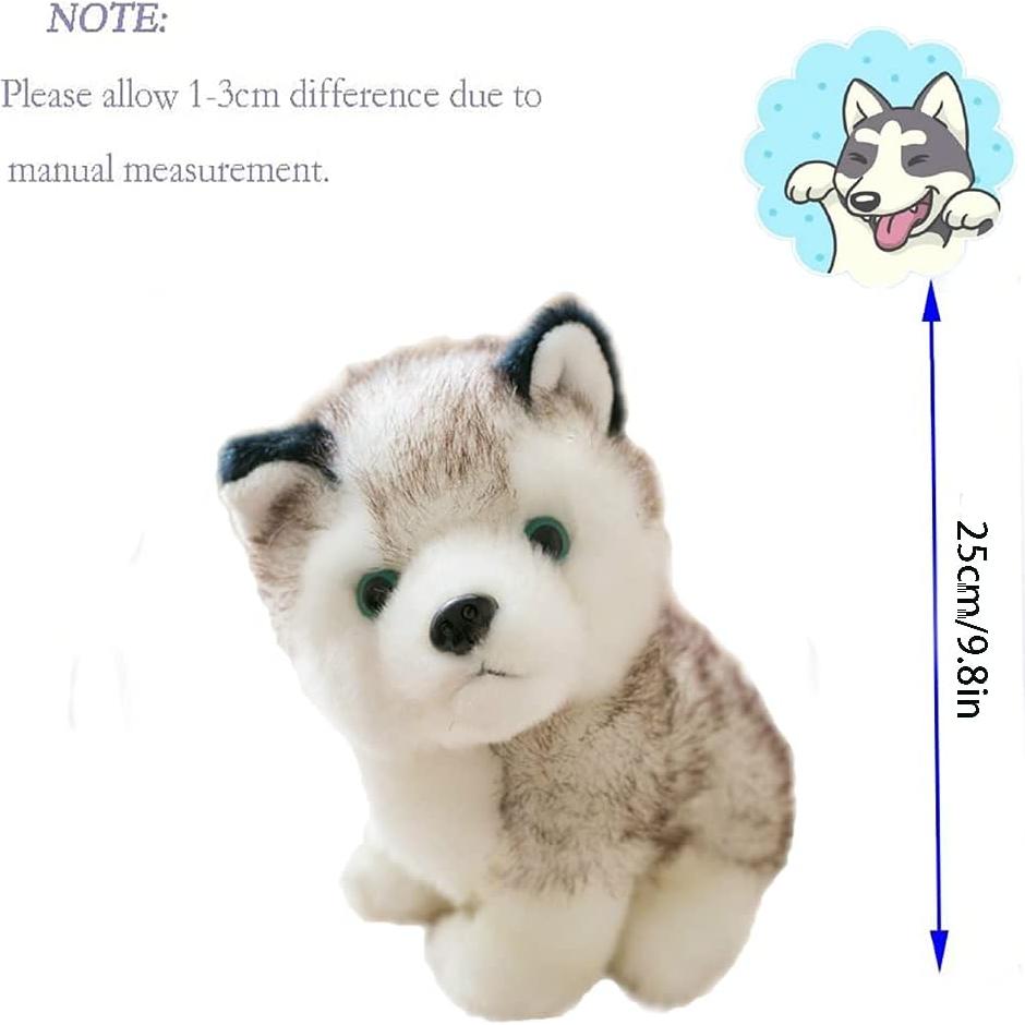 Perro Husky de Peluche CHELEI2019 25cm Relleno Algodón PP