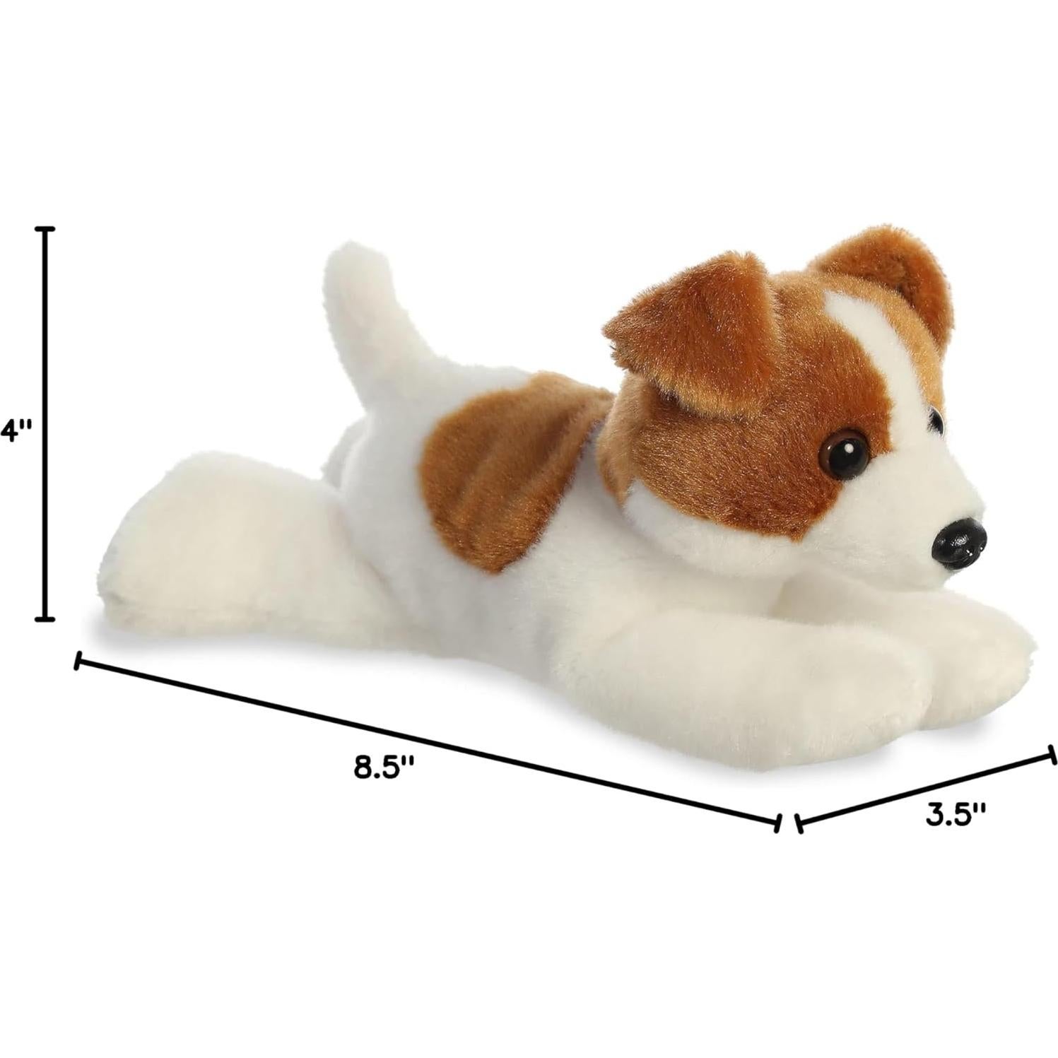 Peluche Mini Flopsie Aurora Jackie Russell 20 cm Marrón