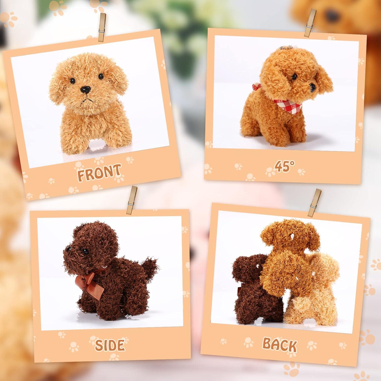 Lote de 14 Perros de Peluche Zomiboo 12 cm Suaves y Adorables