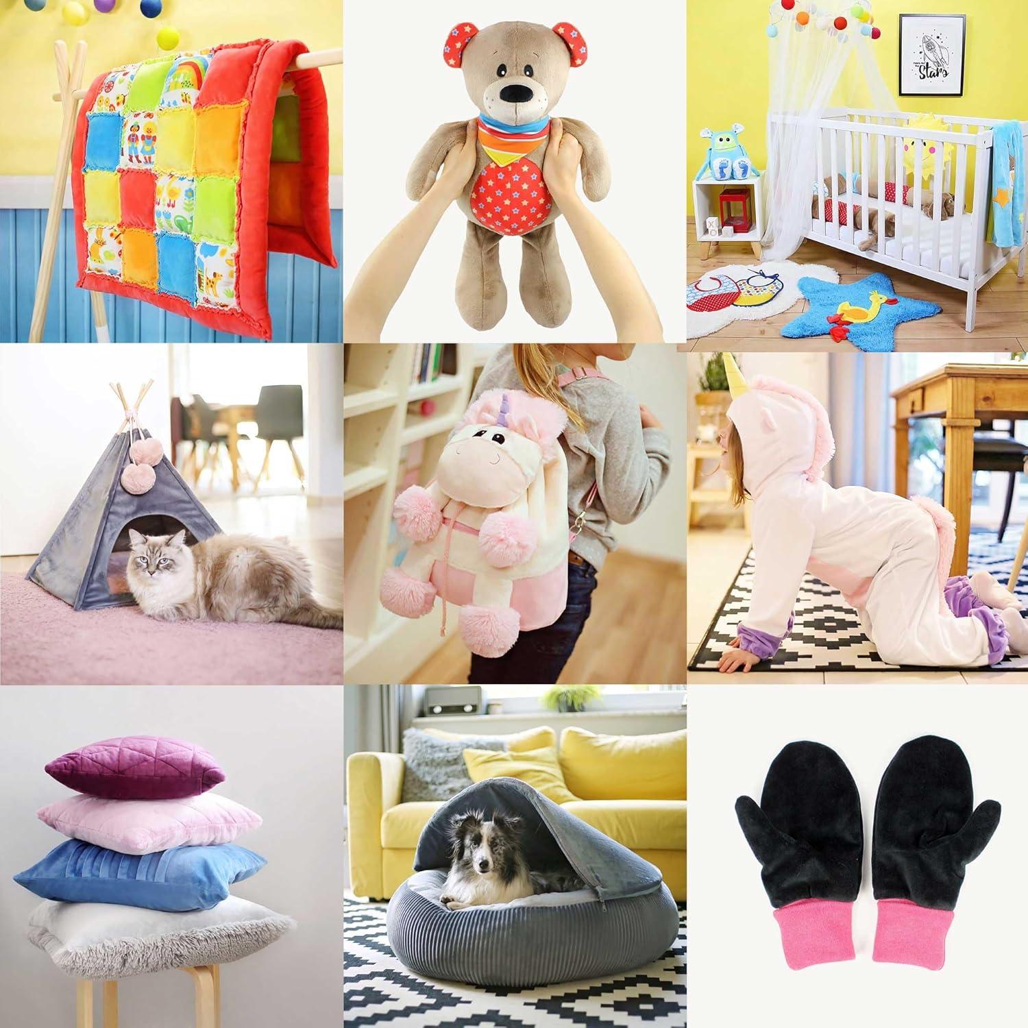 Tela Minky Kullaloo Camel 100x75 cm Suave para Coser