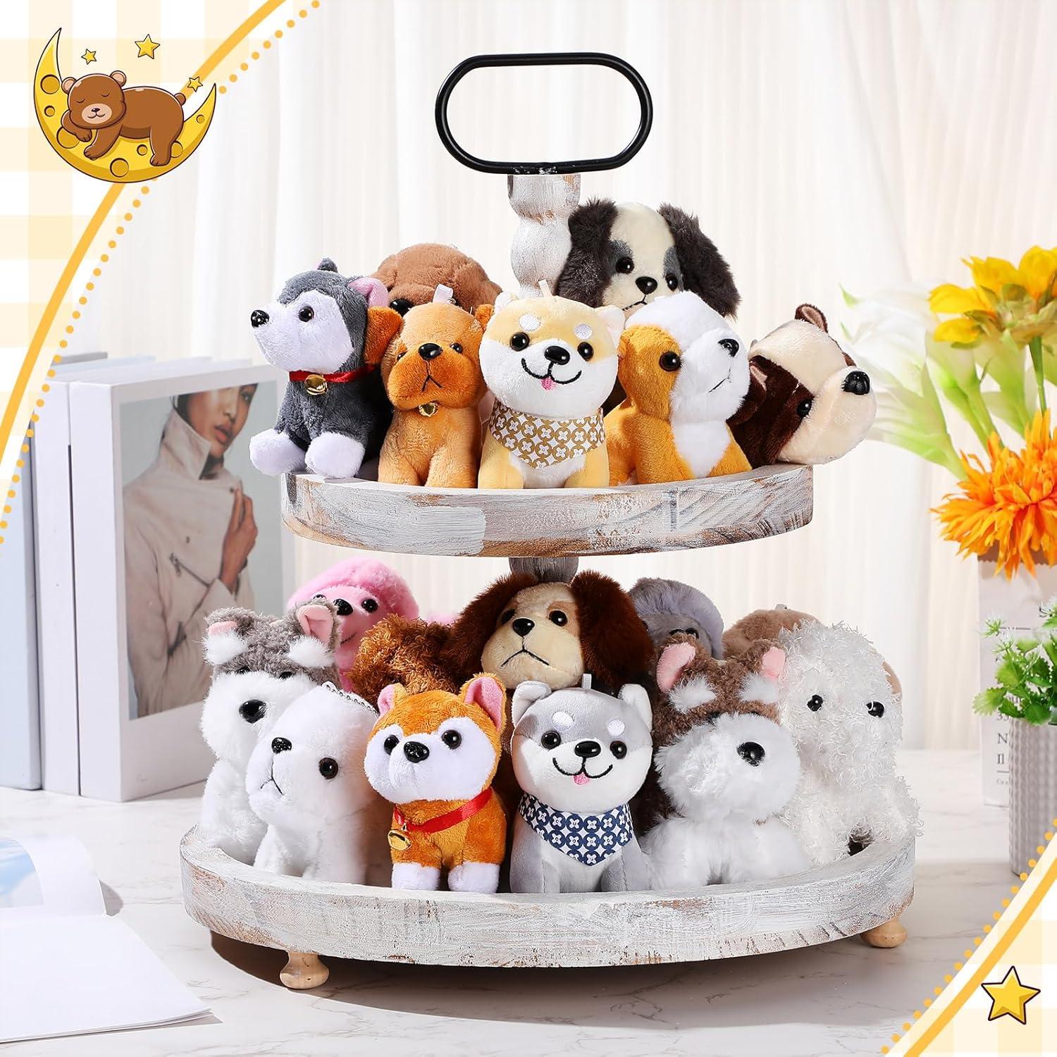 18 Perros de Peluche Mini Aoriher 12 cm Suaves y Lindos