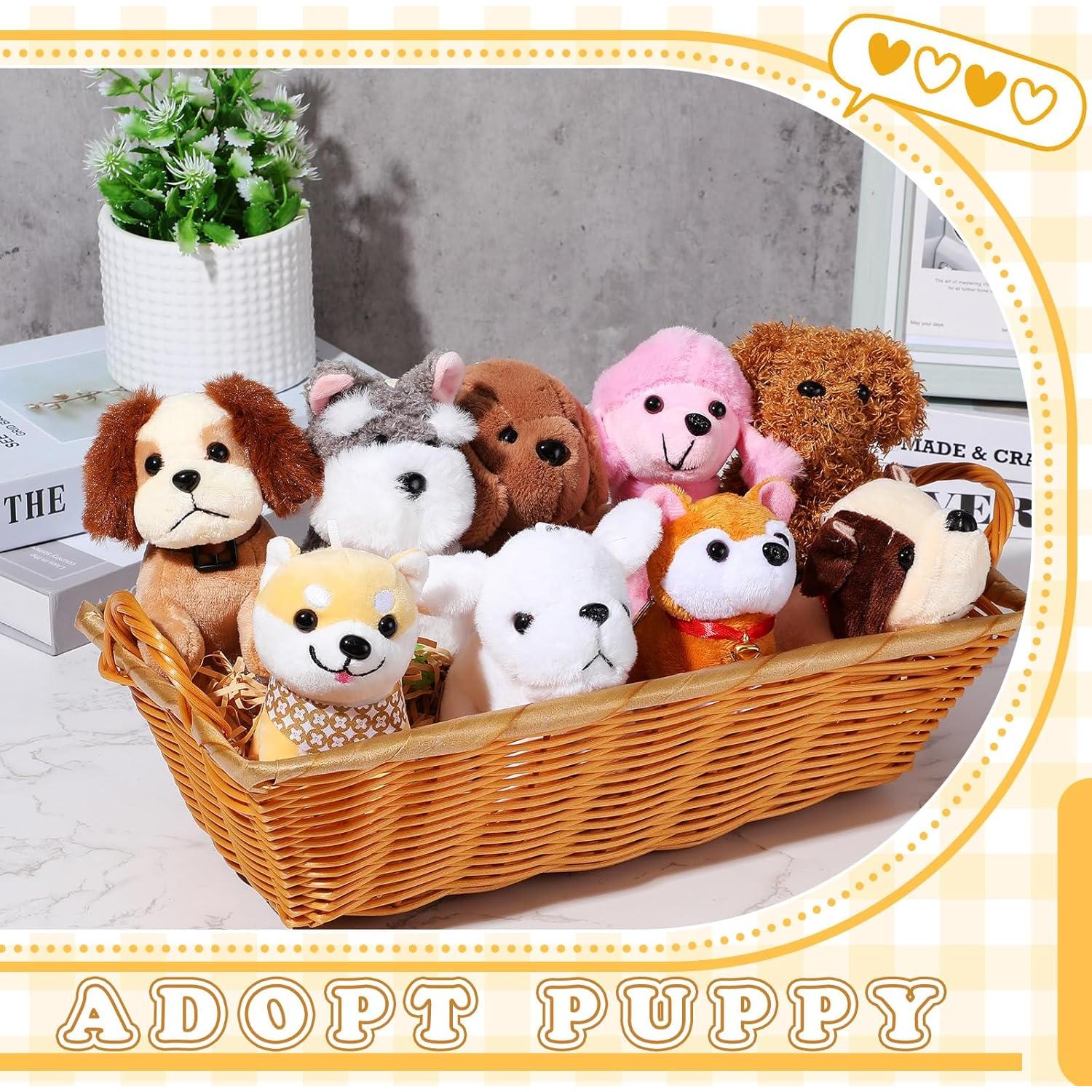 18 Perros de Peluche Mini Aoriher 12 cm Suaves y Lindos