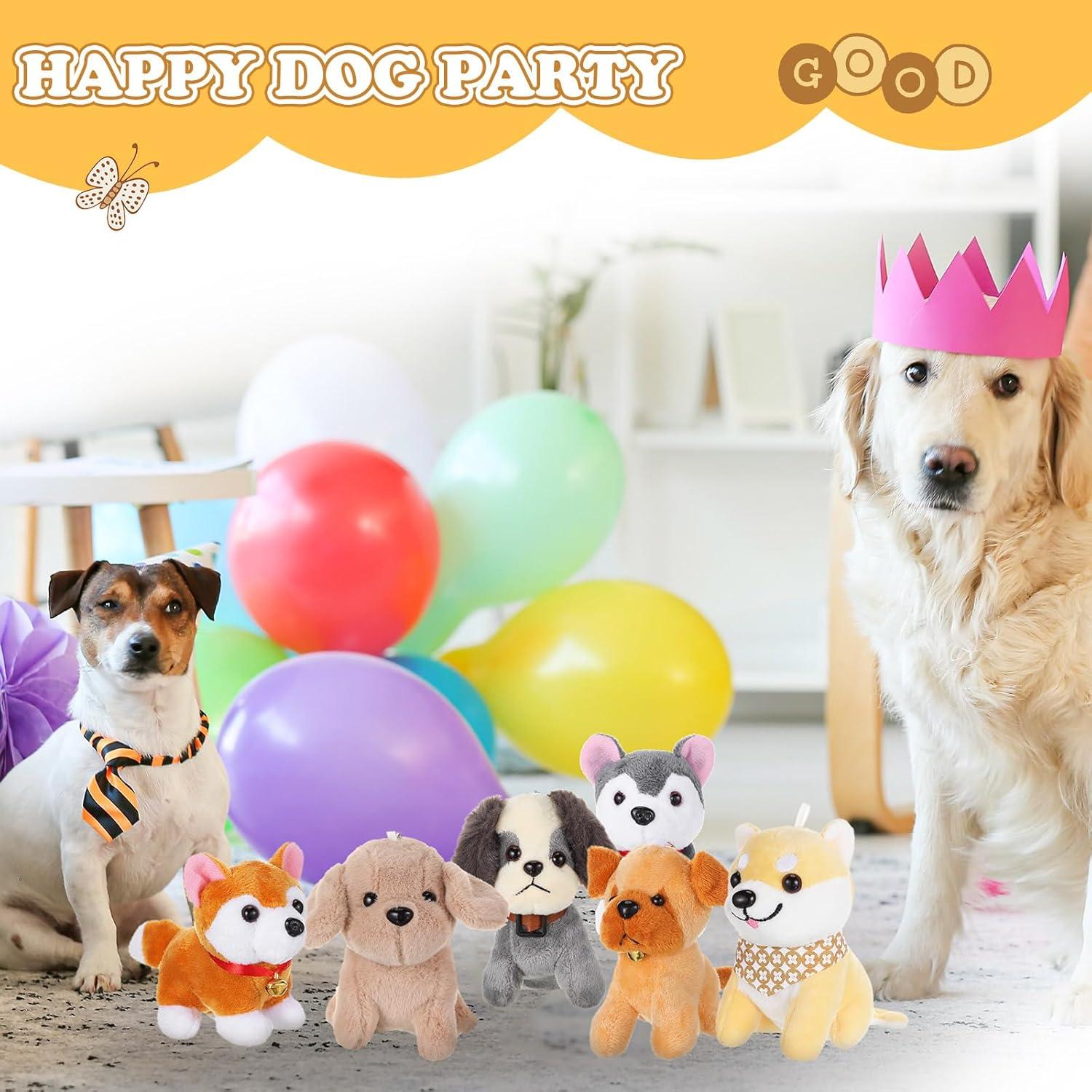 18 Perros de Peluche Mini Aoriher 12 cm Suaves y Lindos